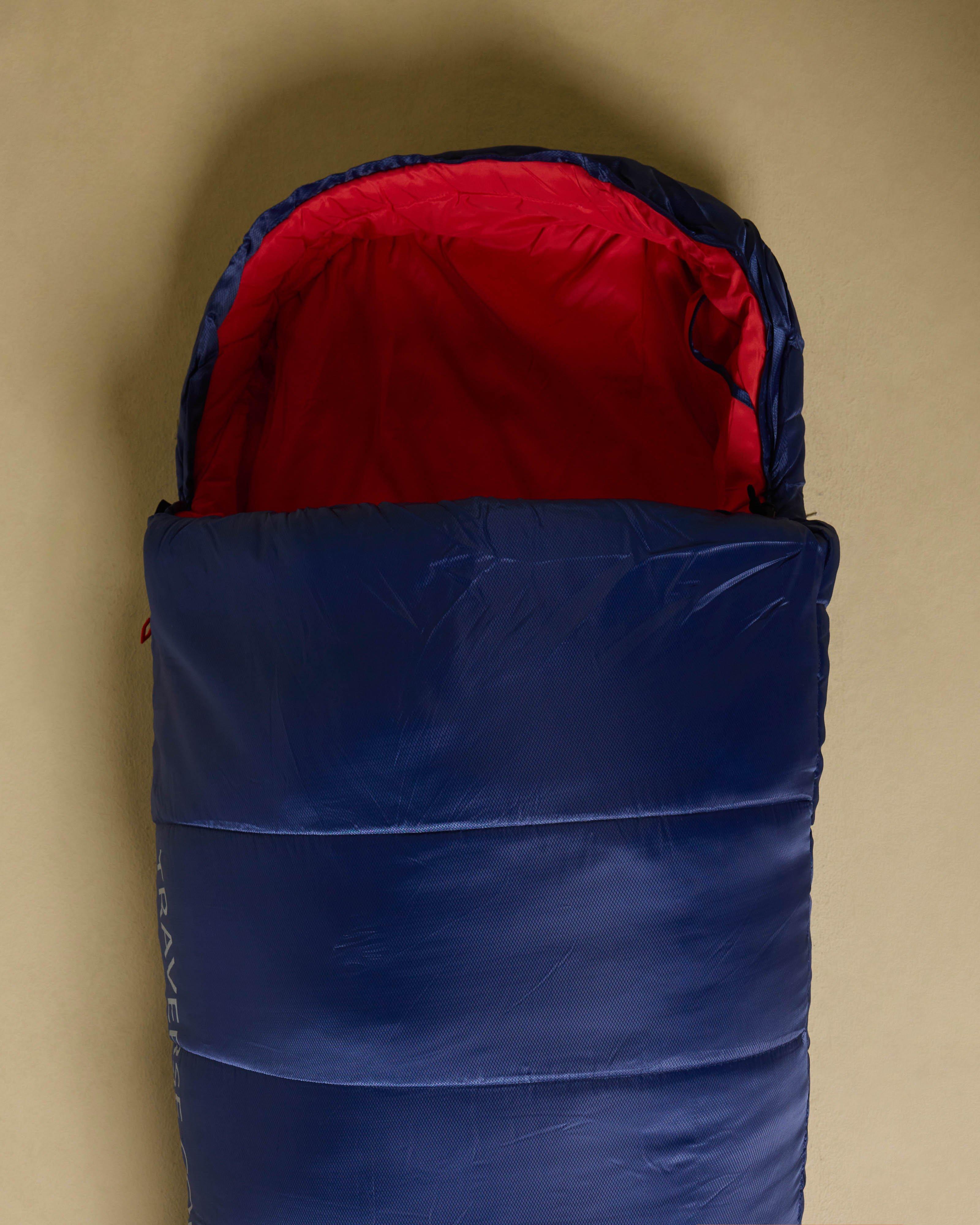 K-Way Traverse 2 Cowl Sleeping Bag -  Navy