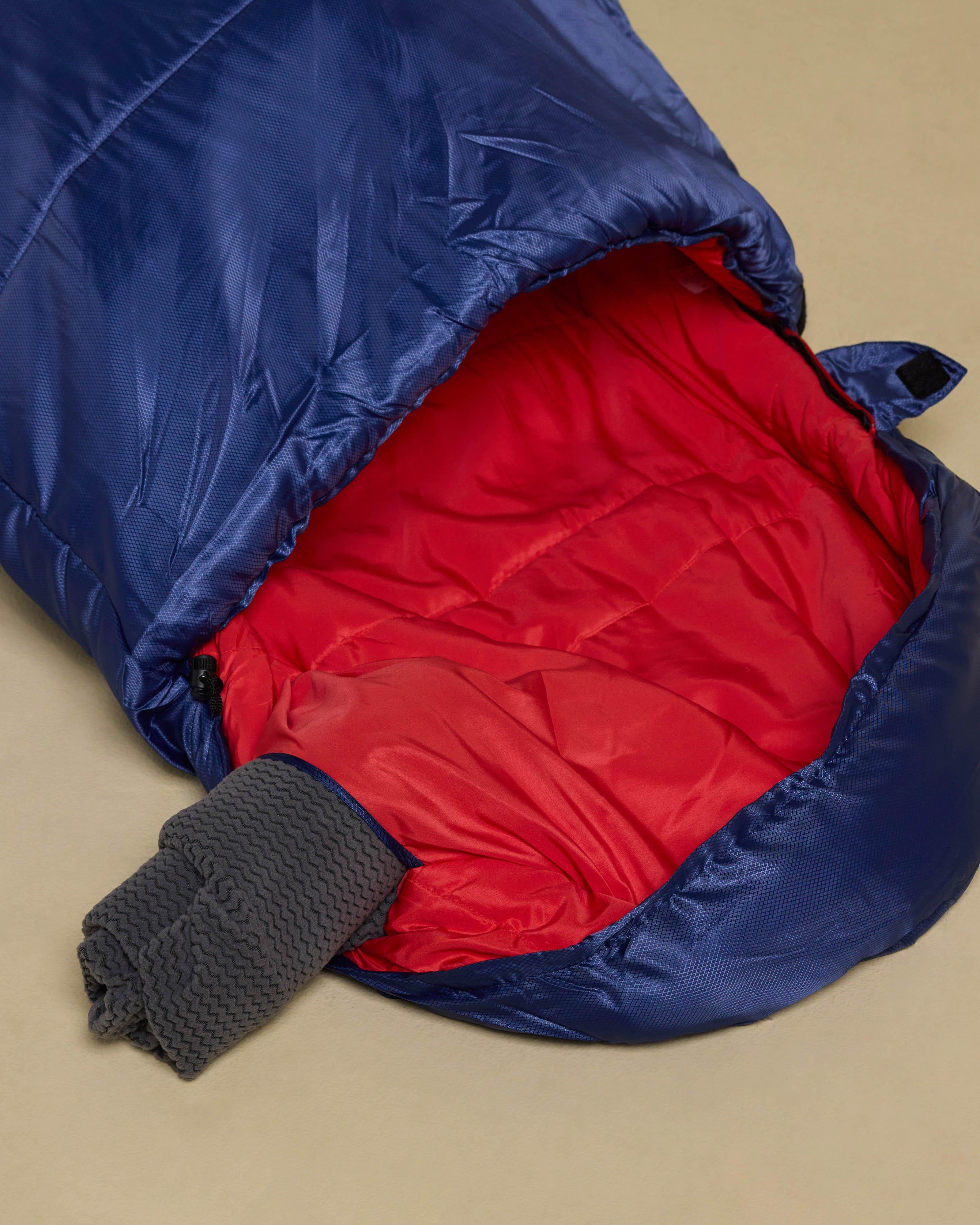 K-Way Traverse 2 Cowl Sleeping Bag -  Navy