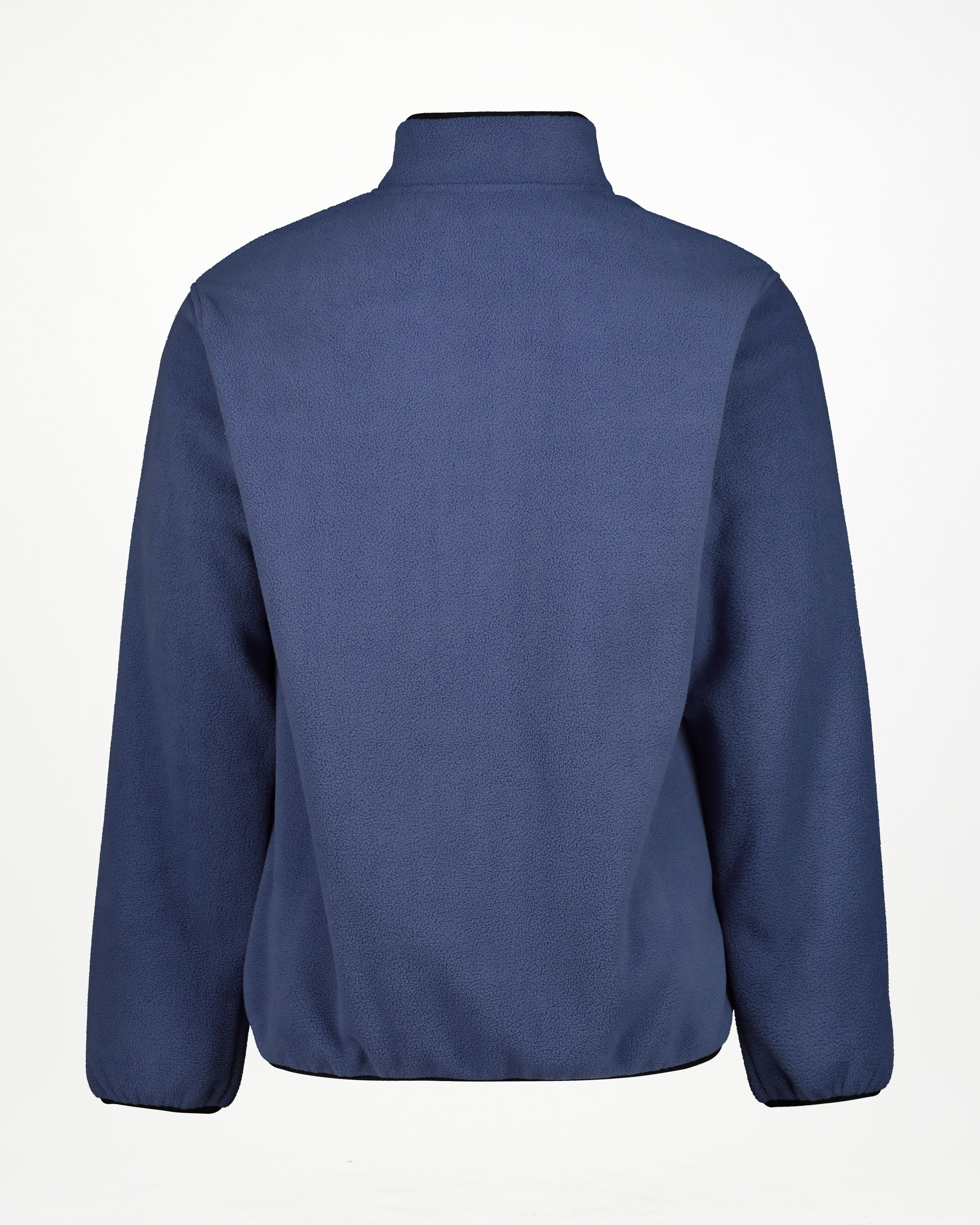 MMXXI Atlas 1/4 Zip Polar Fleece Track Top -  Mid Blue