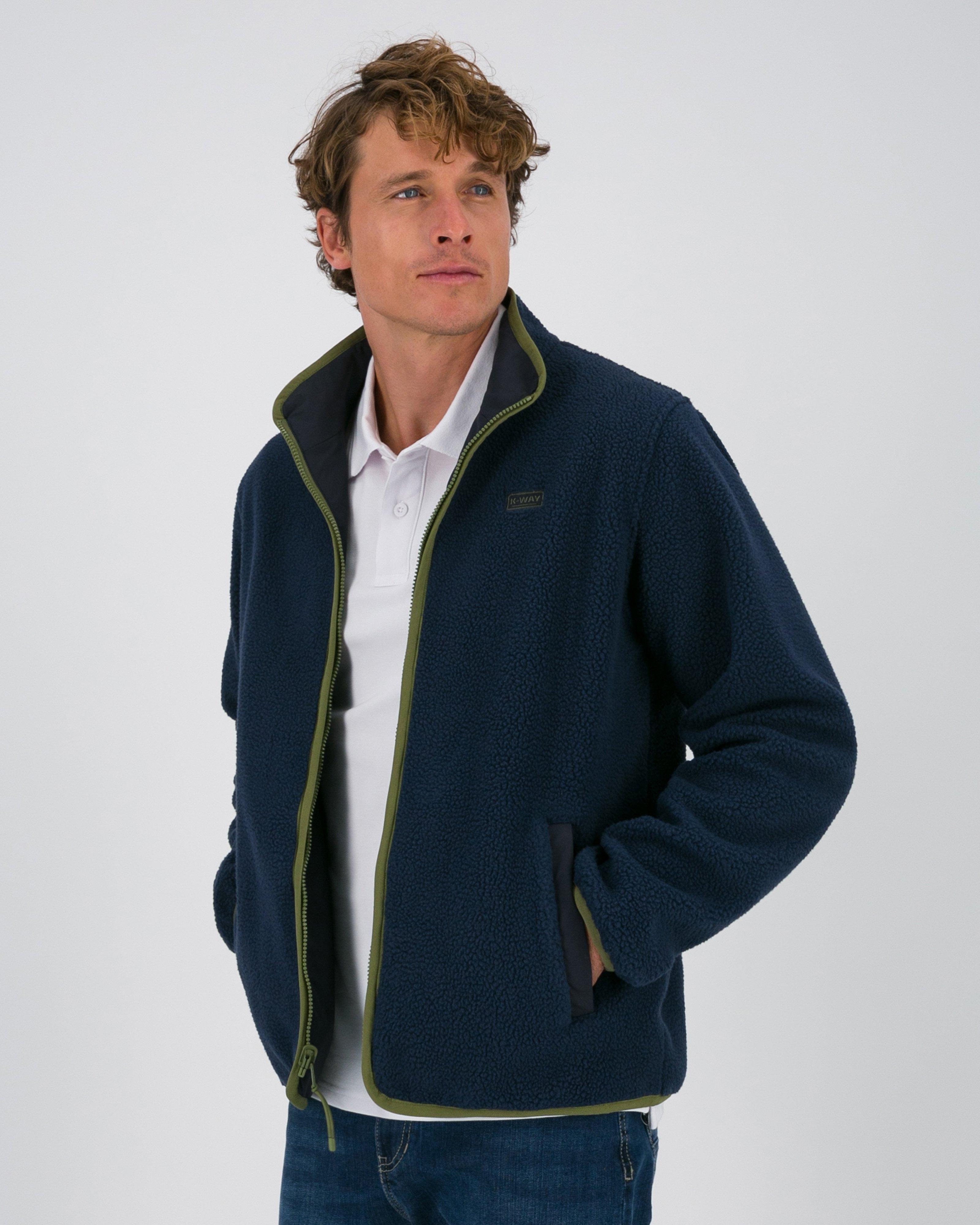 K- Way Elements Men's Toureg Reversible Fleece Jacket -  Cobalt