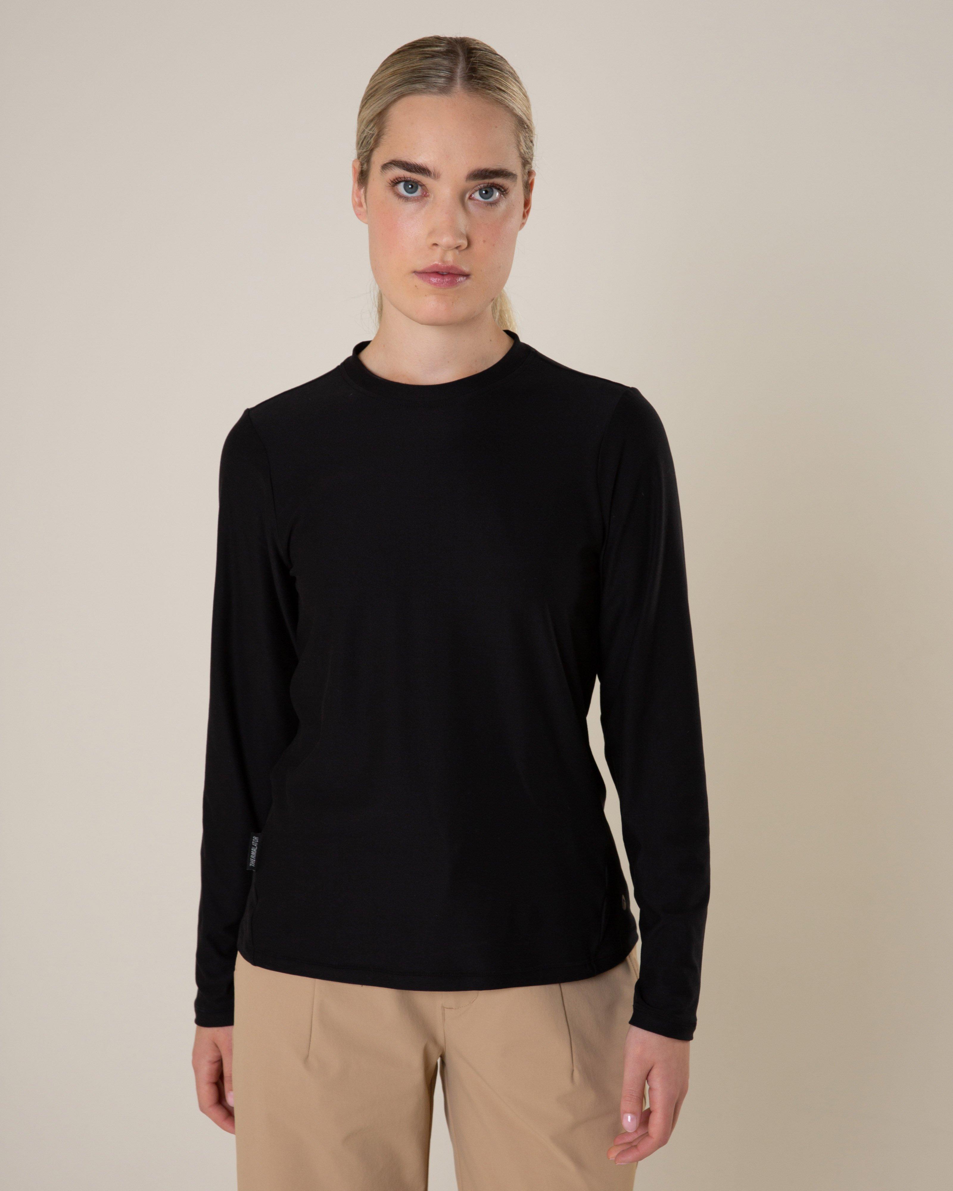K-Way Women's Pace Long Sleeve Top -  Black