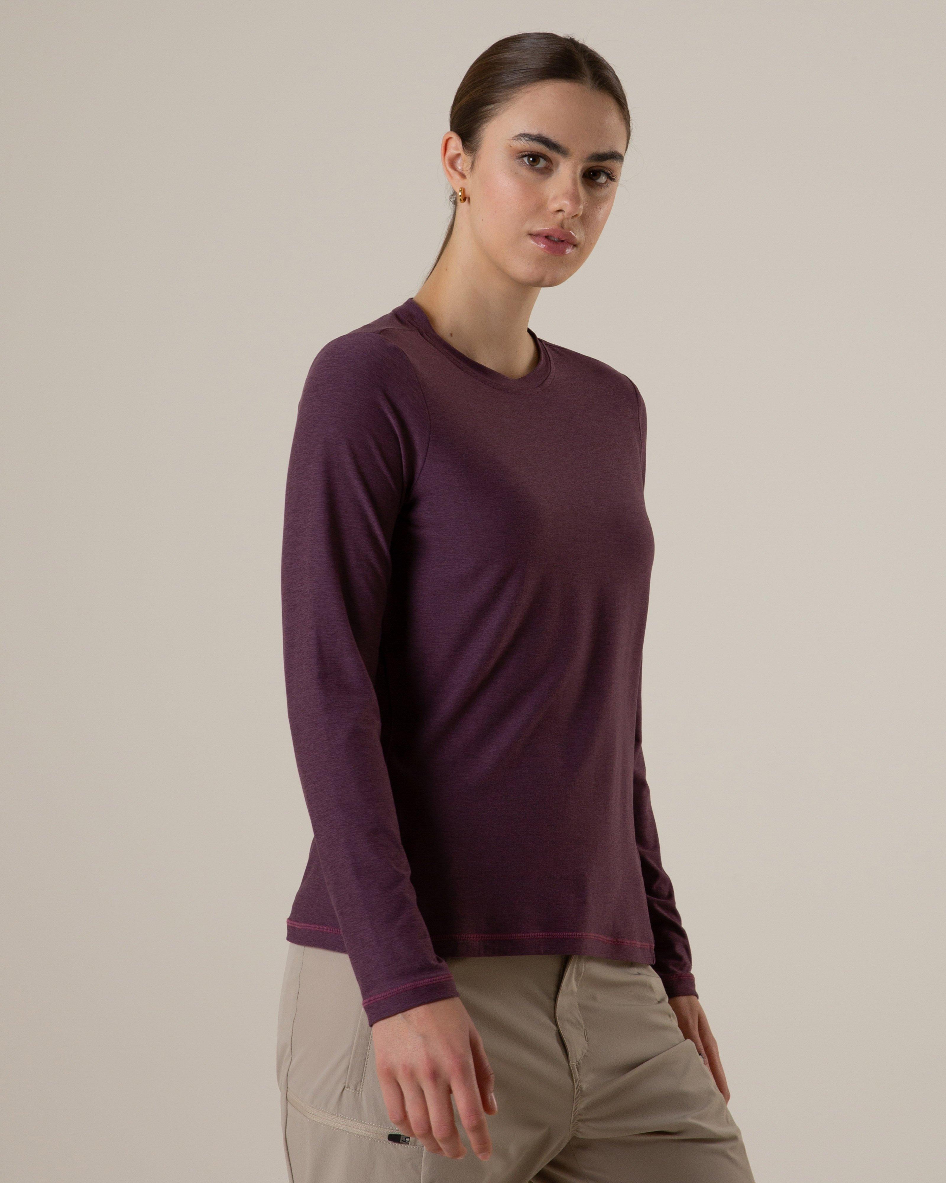 K-Way Women's Pace Long Sleeve Top -  Plum