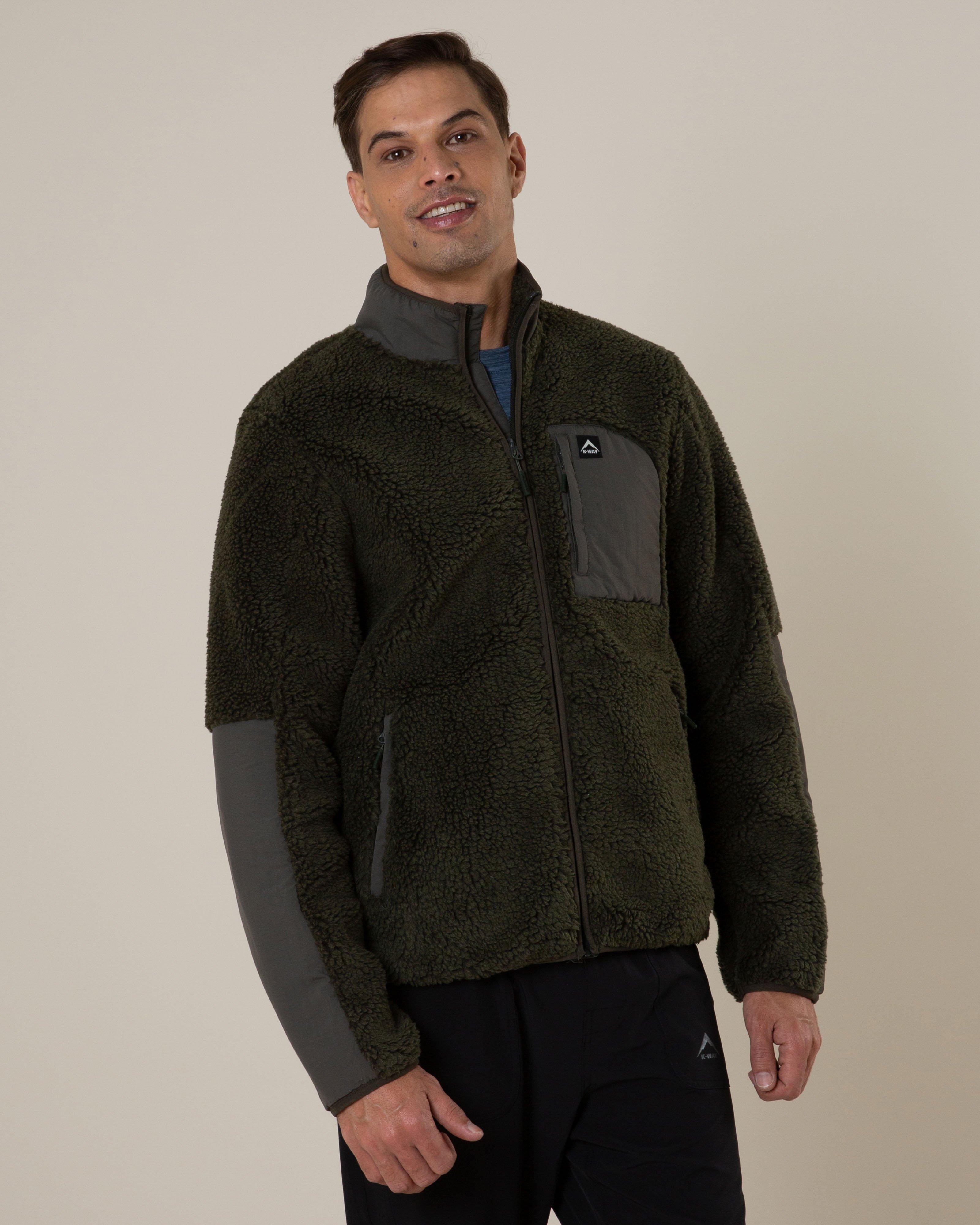 K-Way Men's Ecuador Borge Fleece -  Dark Olive