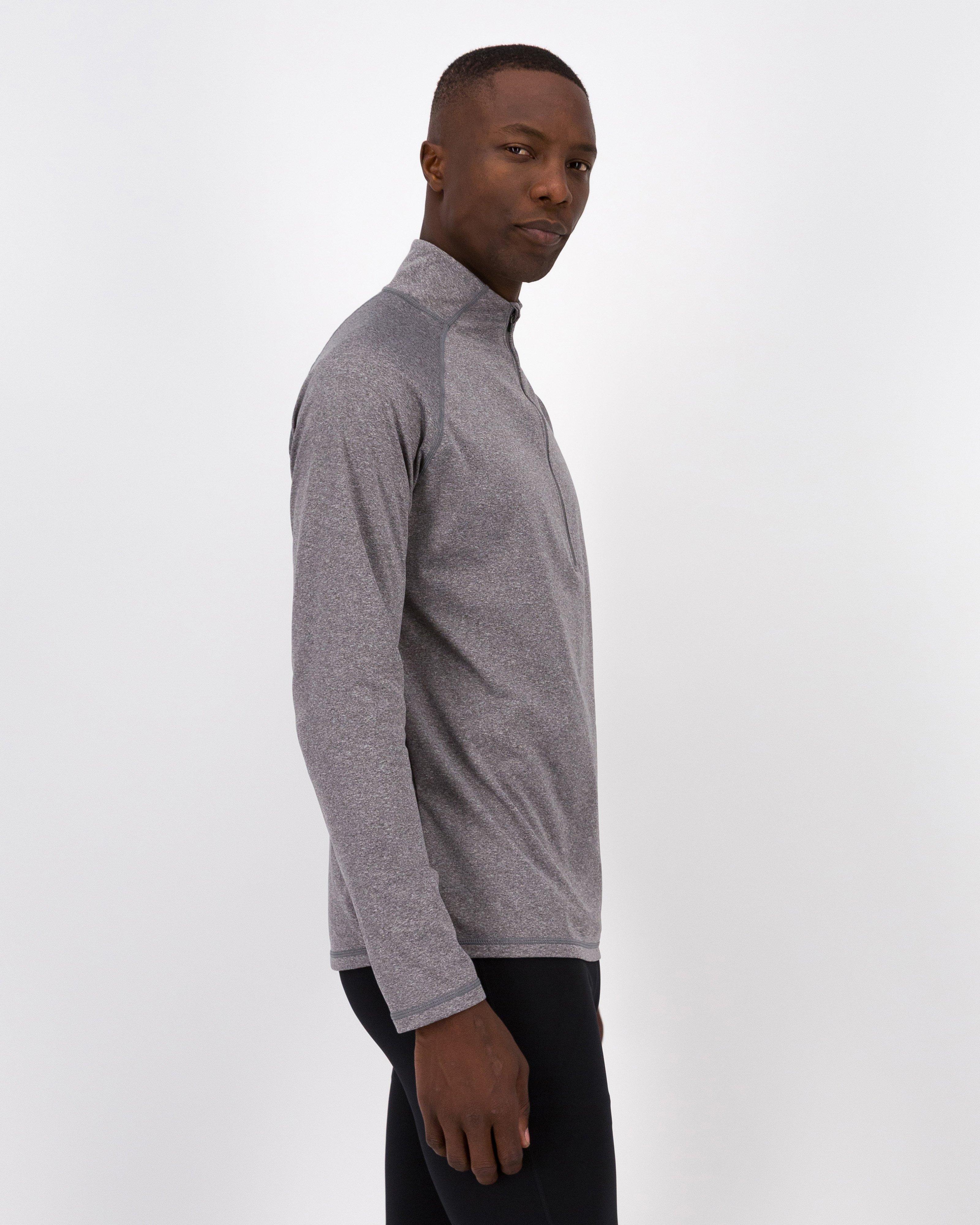 K-Way Men’s PeakTech Fleece Top -  Charcoal