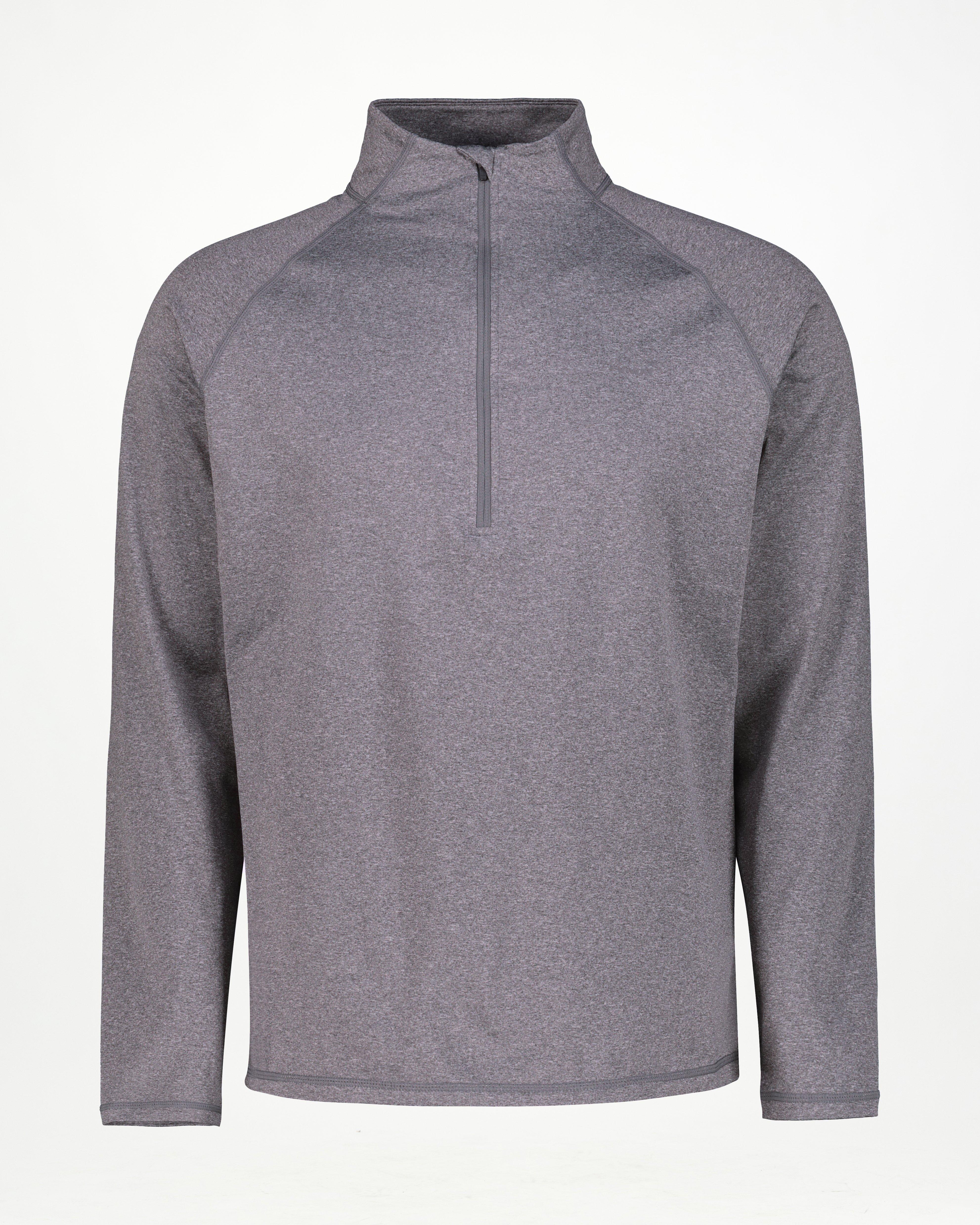 K-Way Men’s PeakTech Fleece Top -  Charcoal
