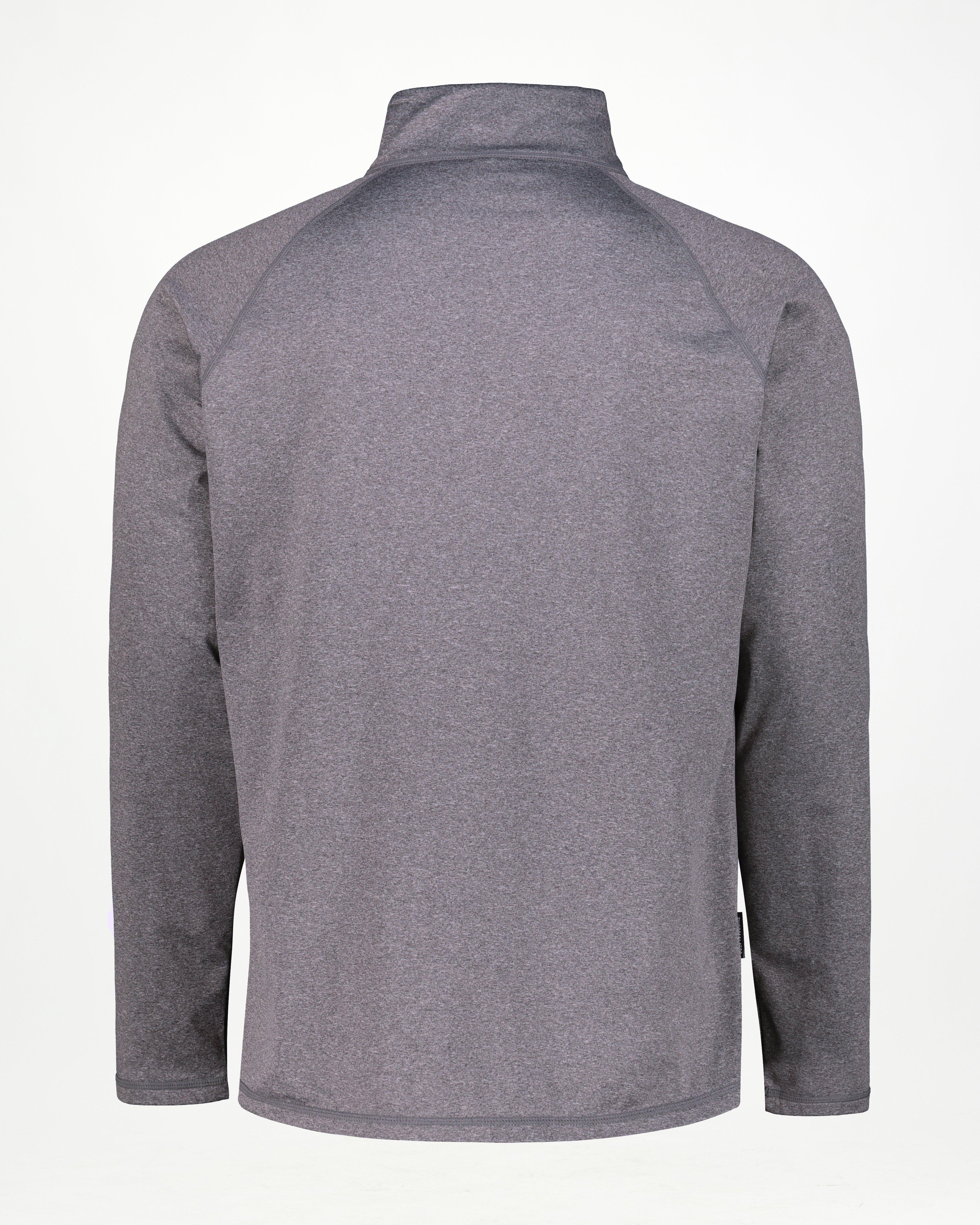 K-Way Men’s PeakTech Fleece Top -  Charcoal