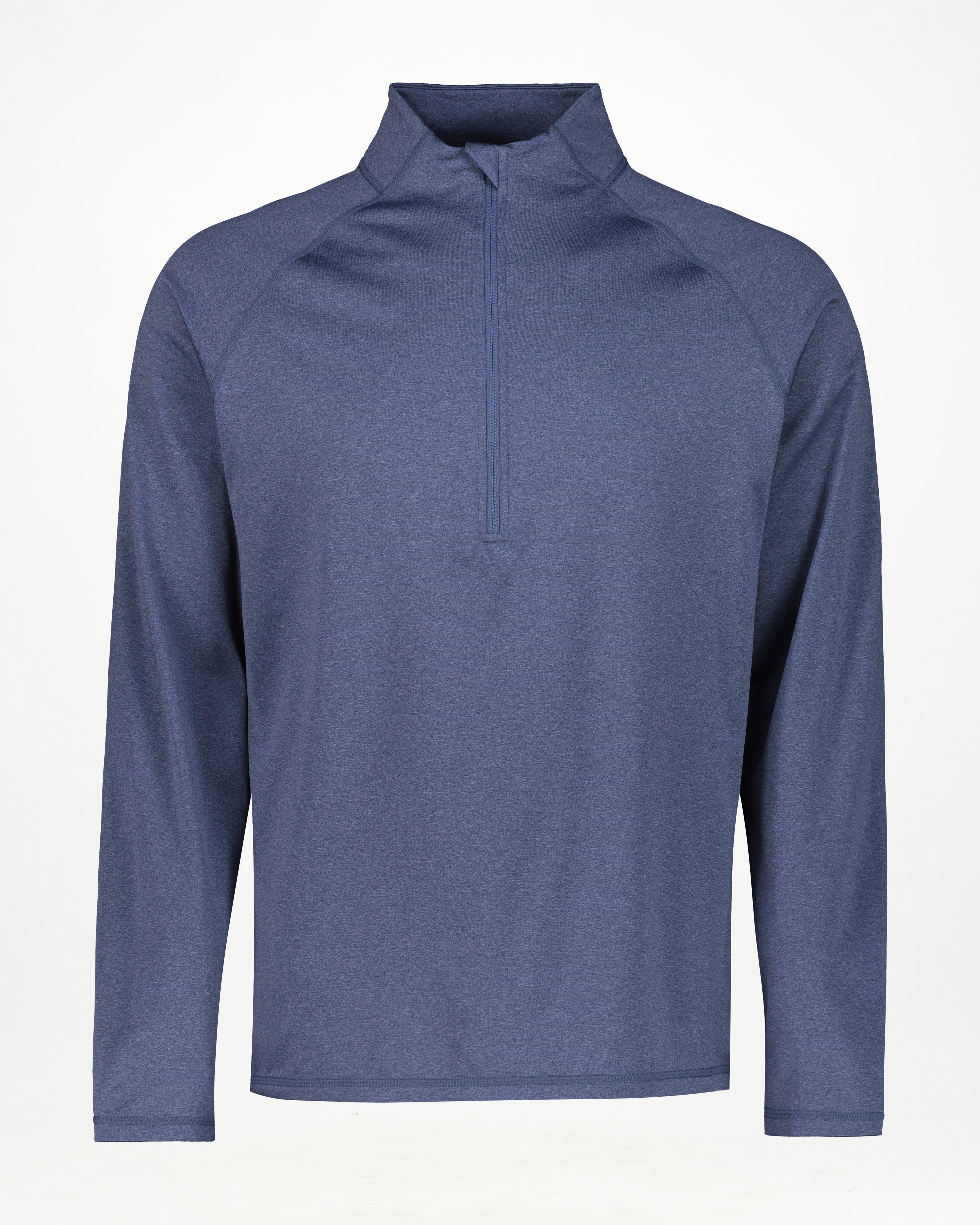 K-Way Men’s PeakTech Fleece Top -  Mid Blue