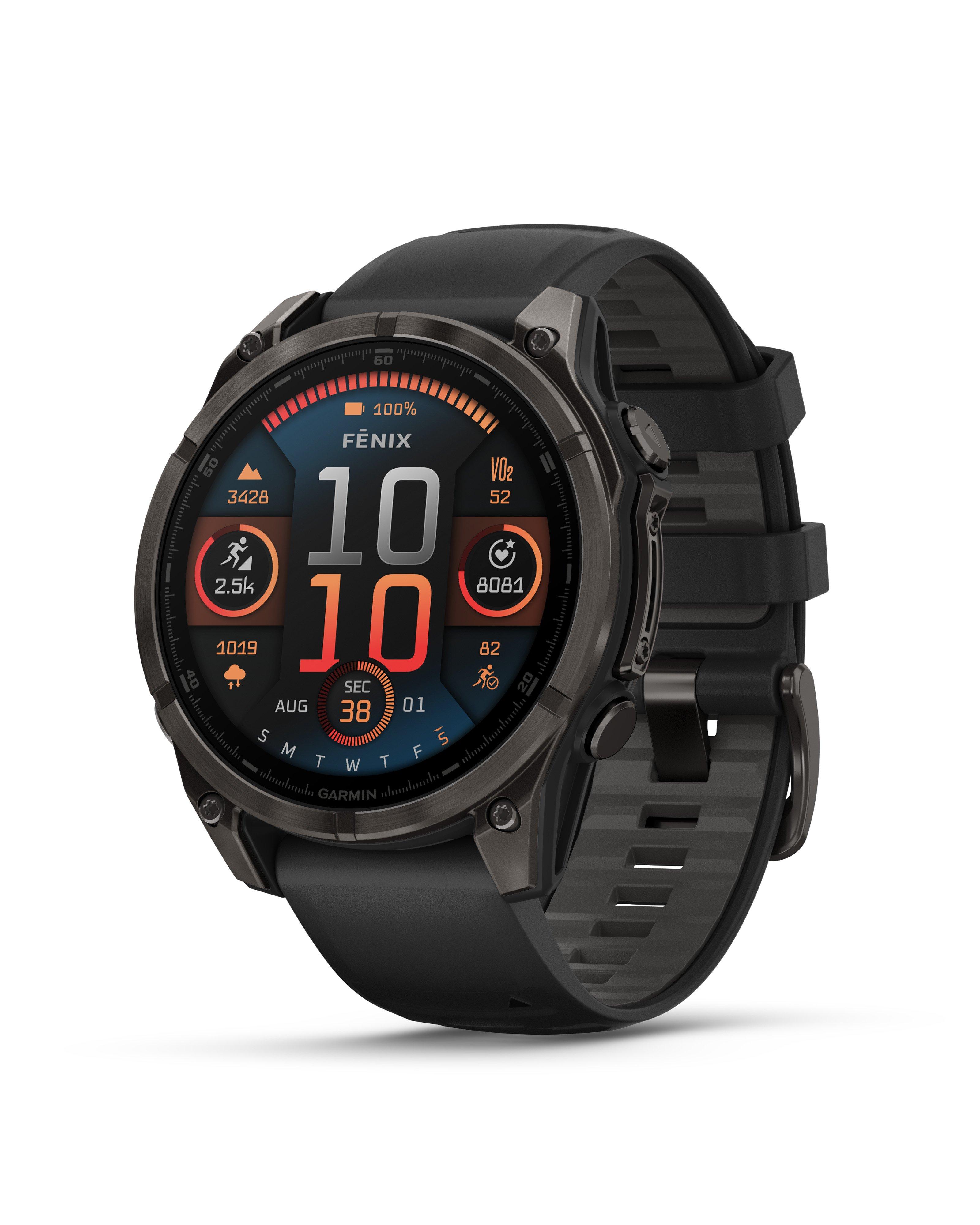 Garmin Fenix 8 Sapphire 47mm GPS Smartwatch  -  Black