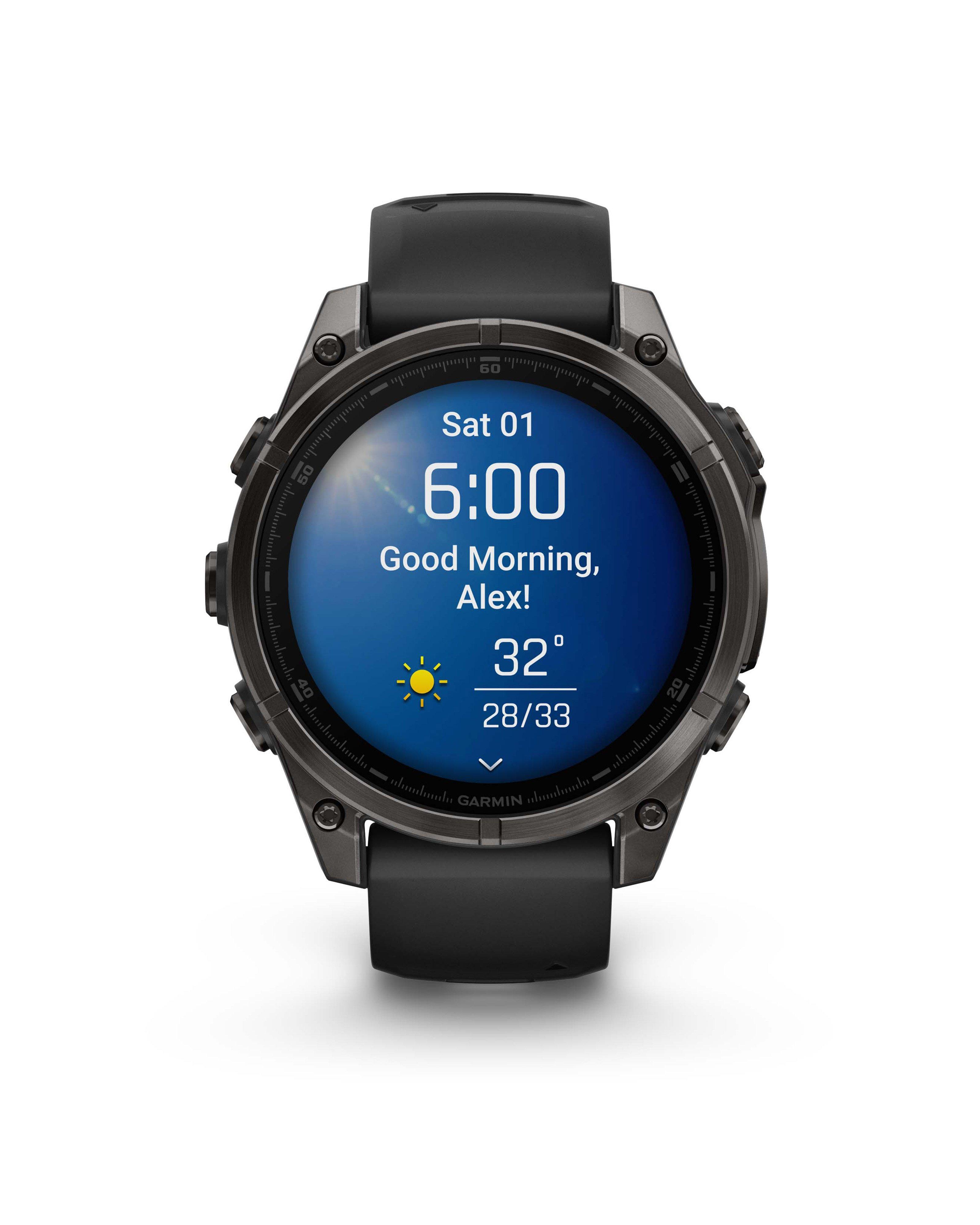 Garmin Fenix 8 Sapphire 47mm GPS Smartwatch  -  Black