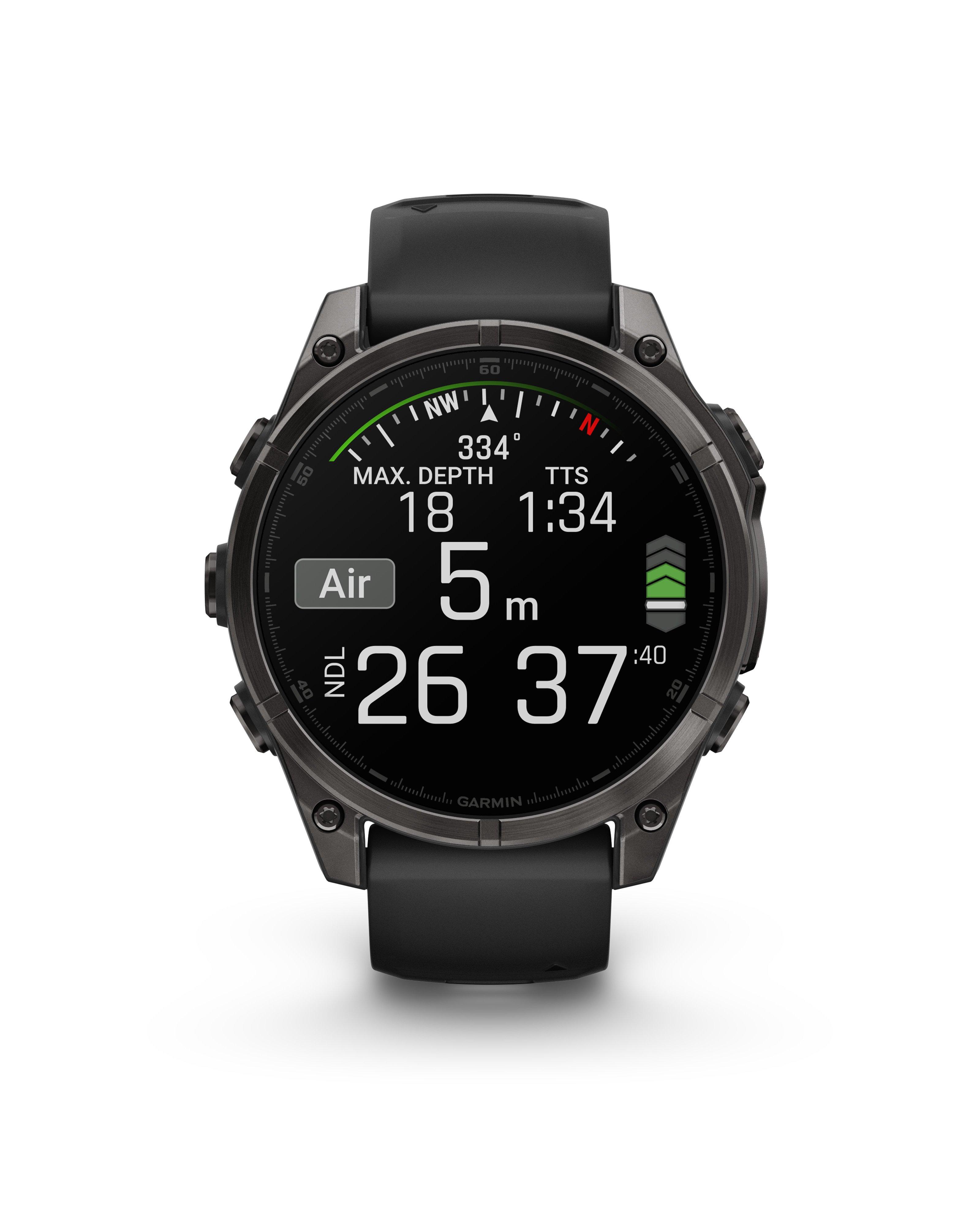 Garmin Fenix 8 Sapphire 47mm GPS Smartwatch  -  Black