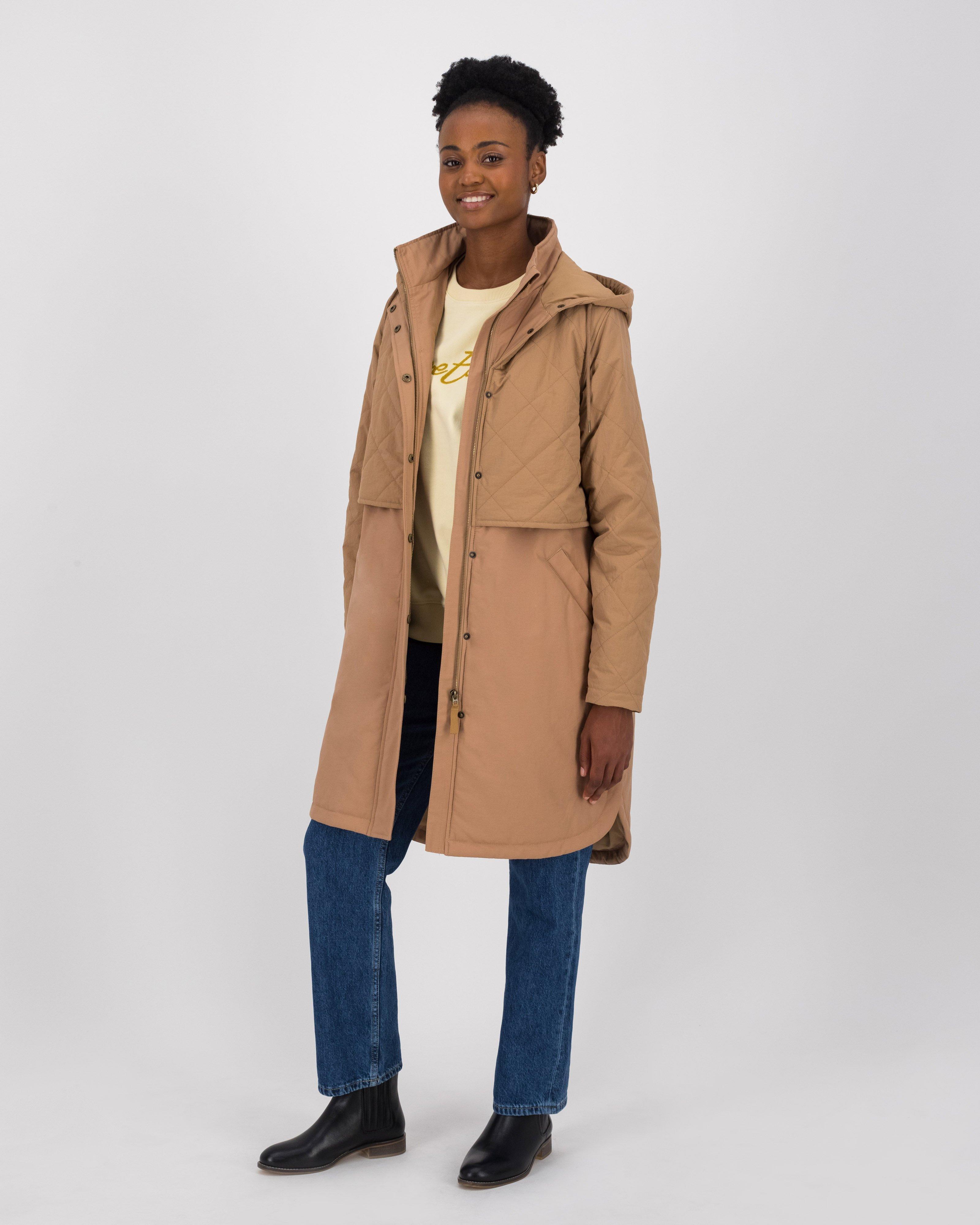 Rare Earth Women’s Ursula Parka Jacket -  Stone