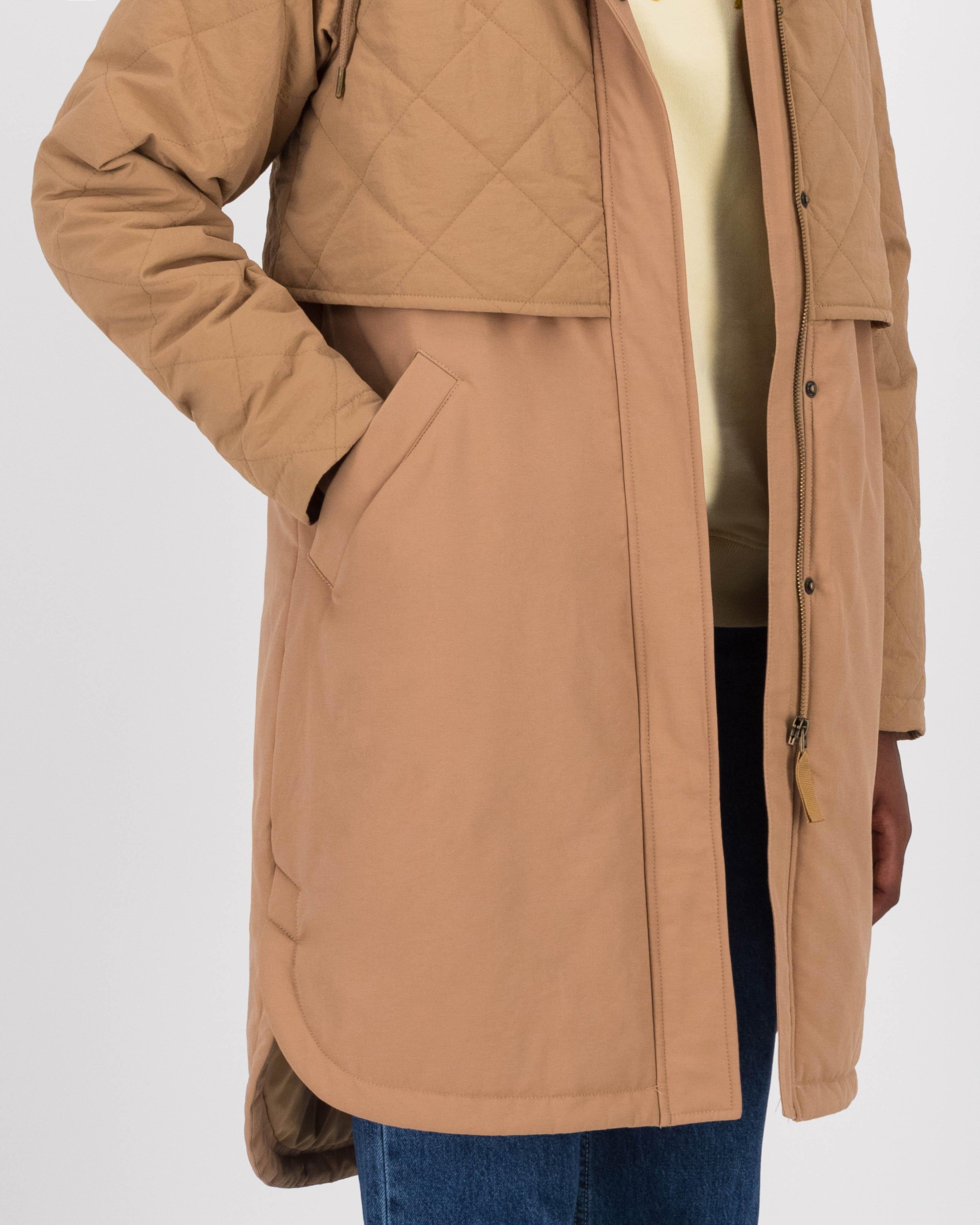 Rare Earth Women’s Ursula Parka Jacket -  Stone