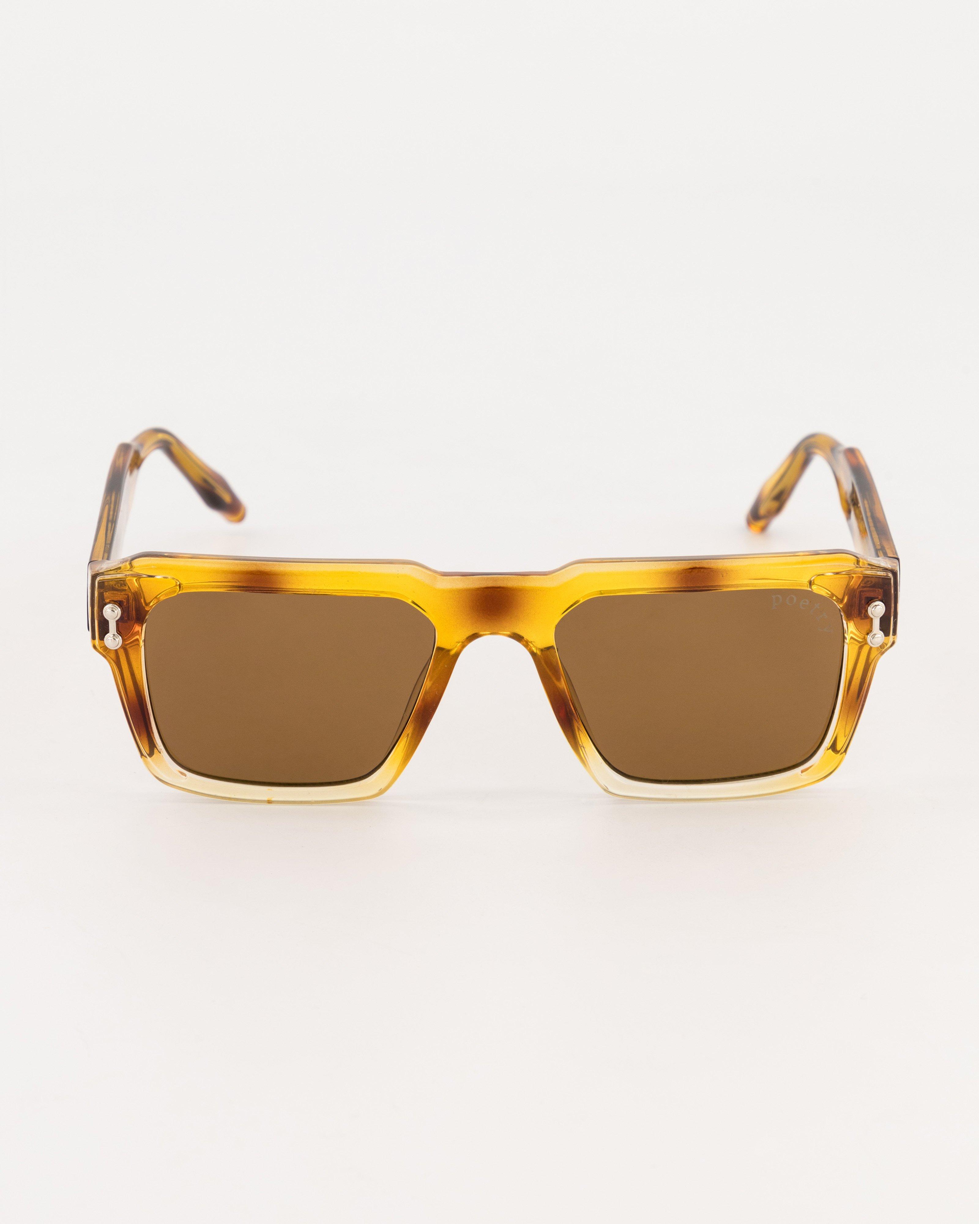 Square Sunglasses -  Brown
