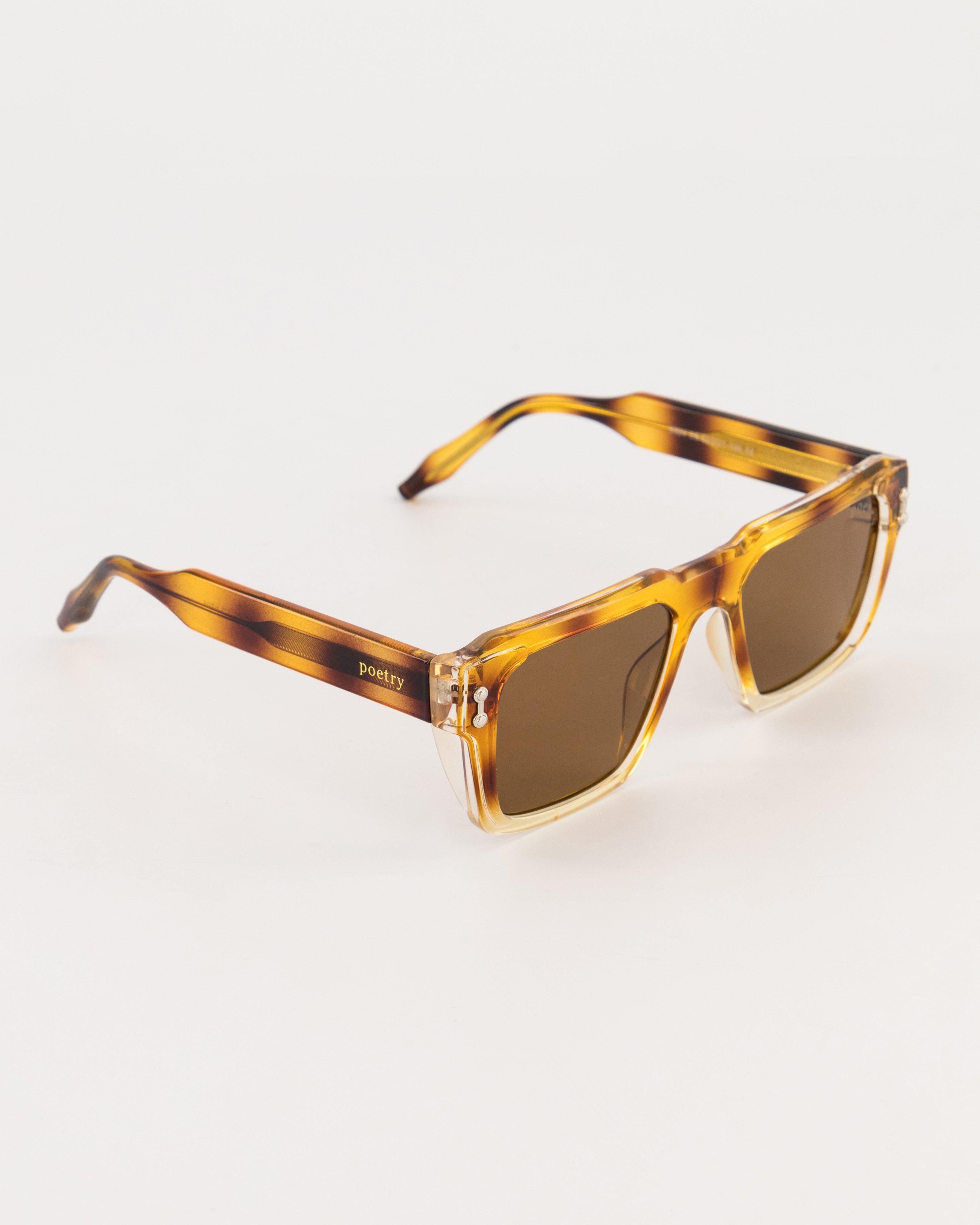 Square Sunglasses -  Brown