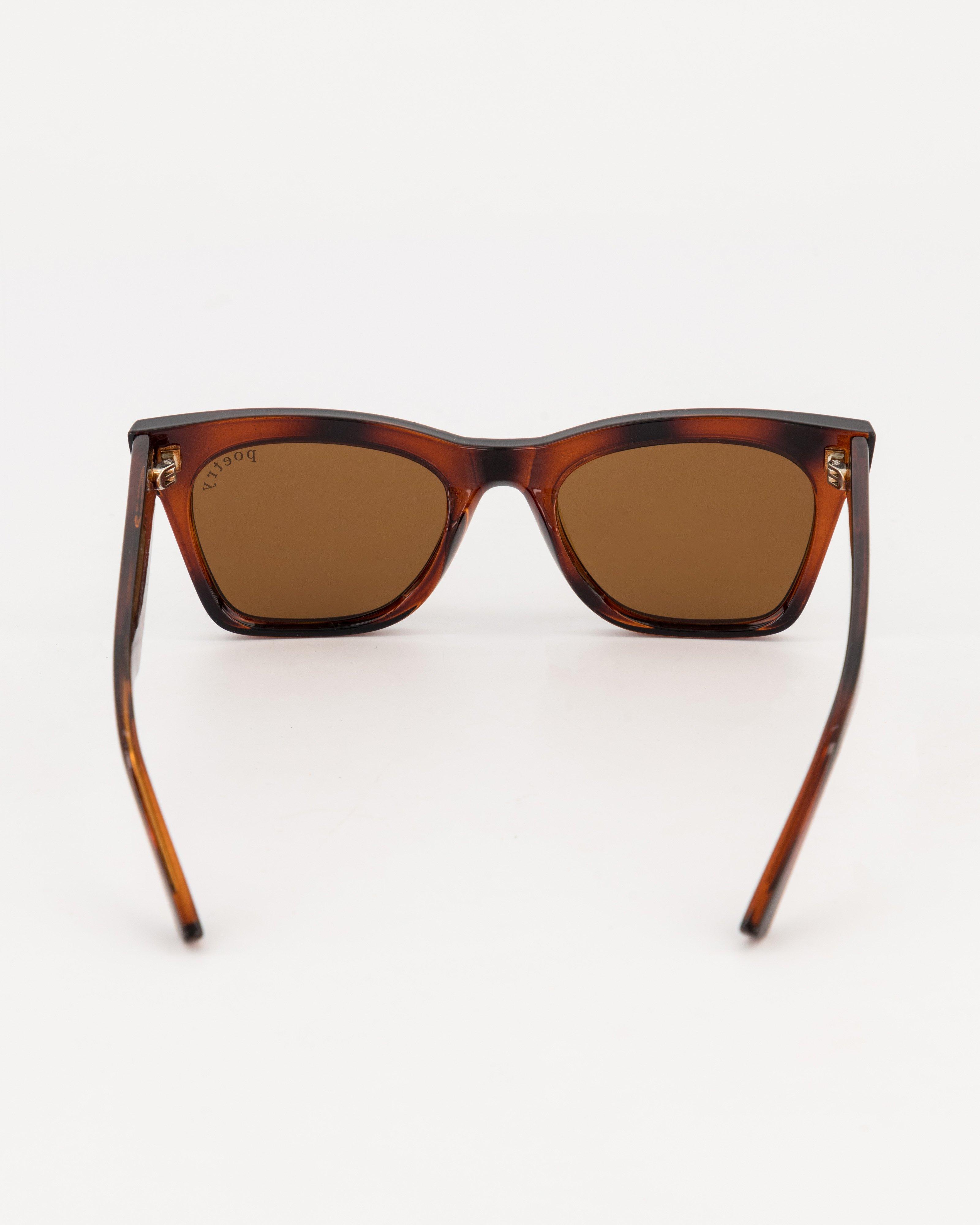 Square Tortoiseshell Sunglasses -  Brown