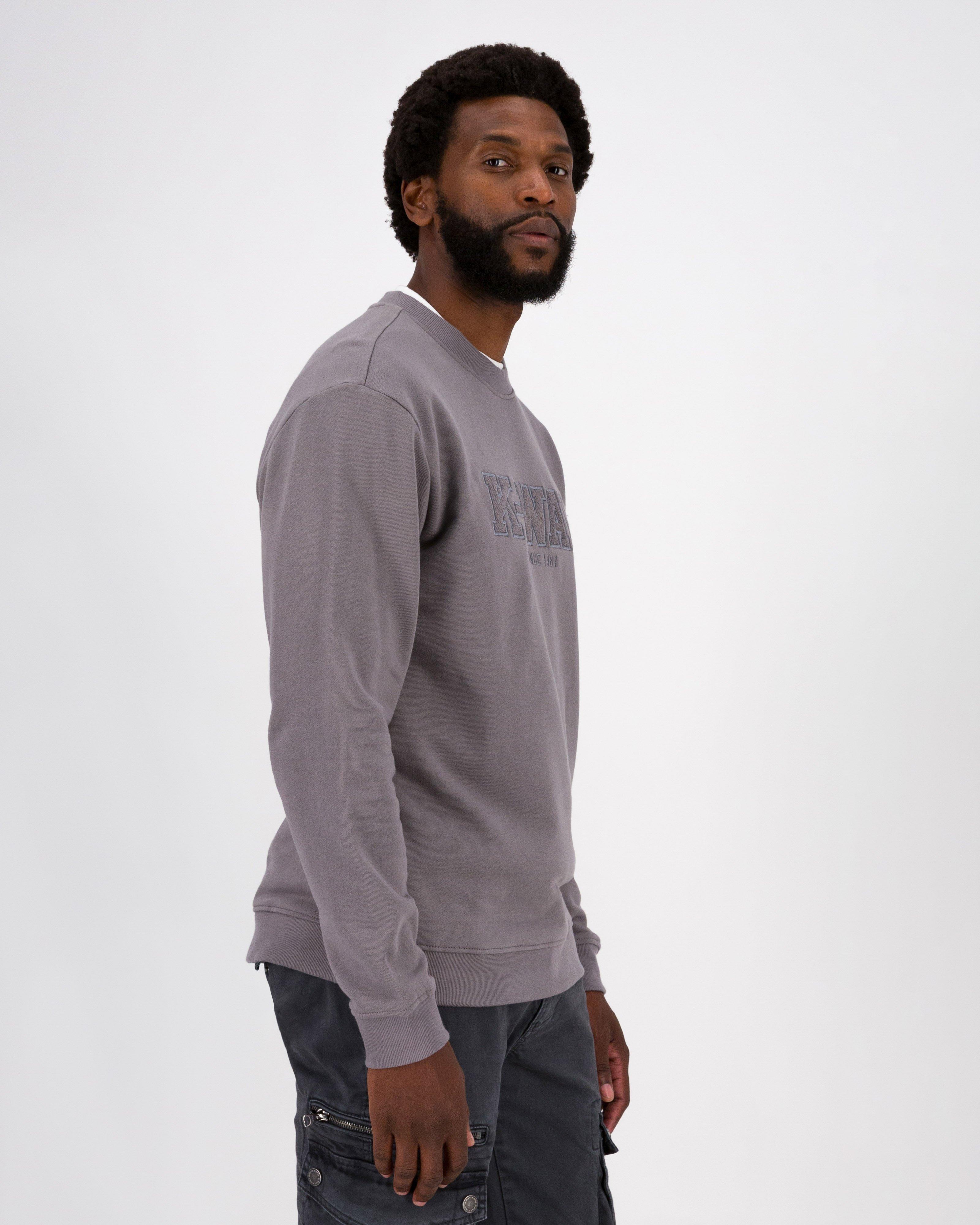 K-Way Elements Men’s Jack Crew Neck Sweat Top -  Charcoal