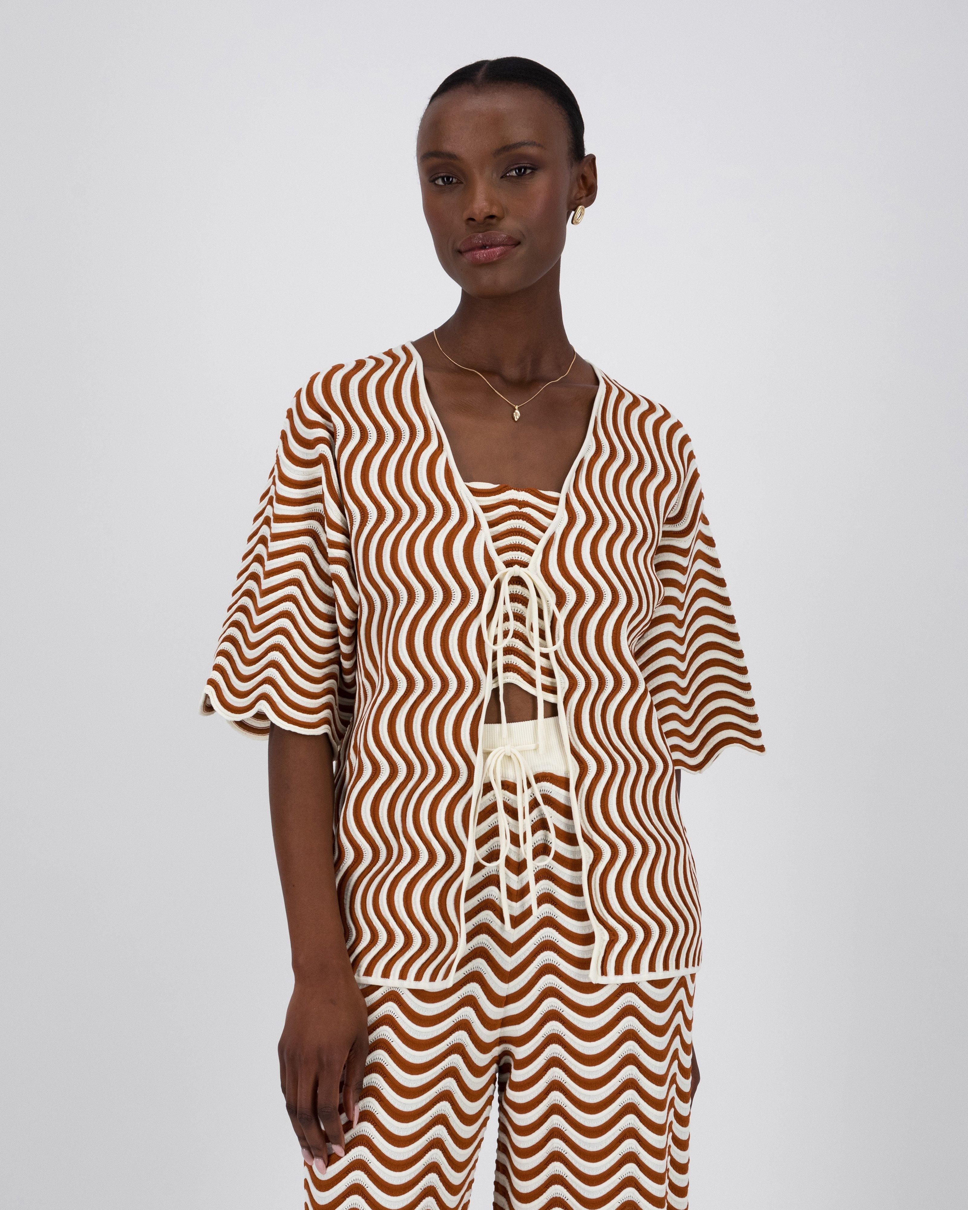 Tru Knitwear Shirt -  Rust