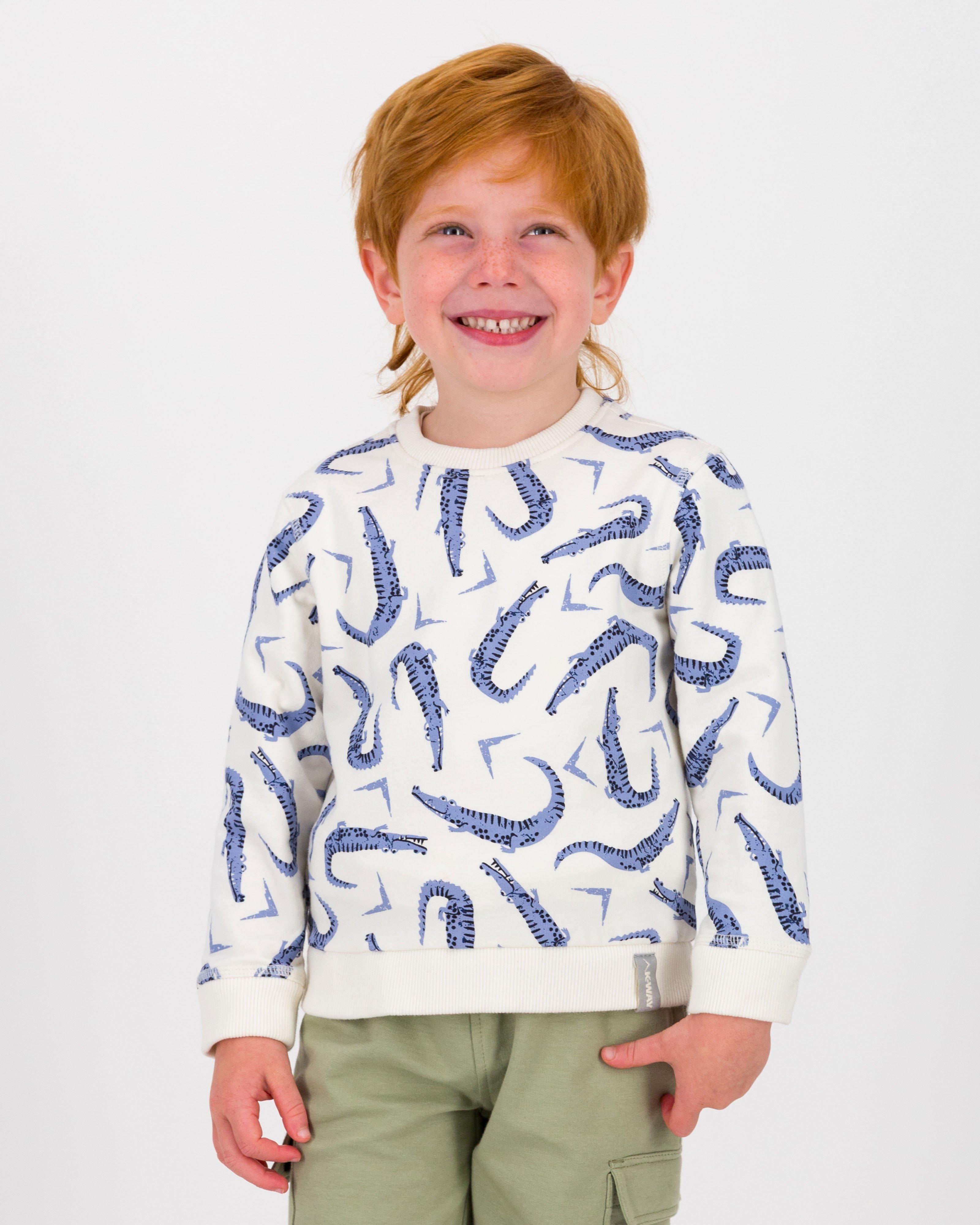 K-Way Kids Odyssey Crew Neck Track Top -  Oatmeal