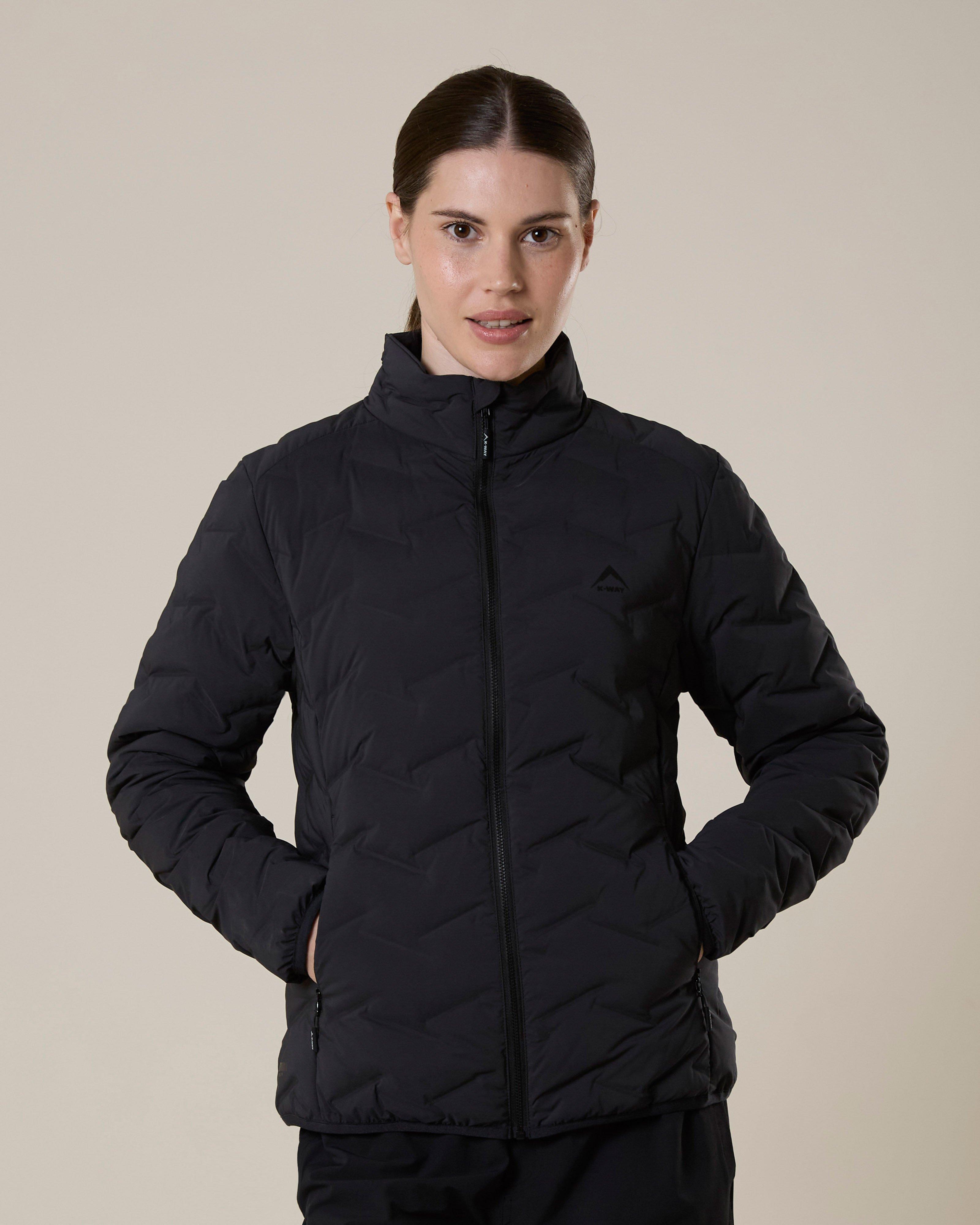 K-Way Women's Sierra Puffer Jacket -  Black