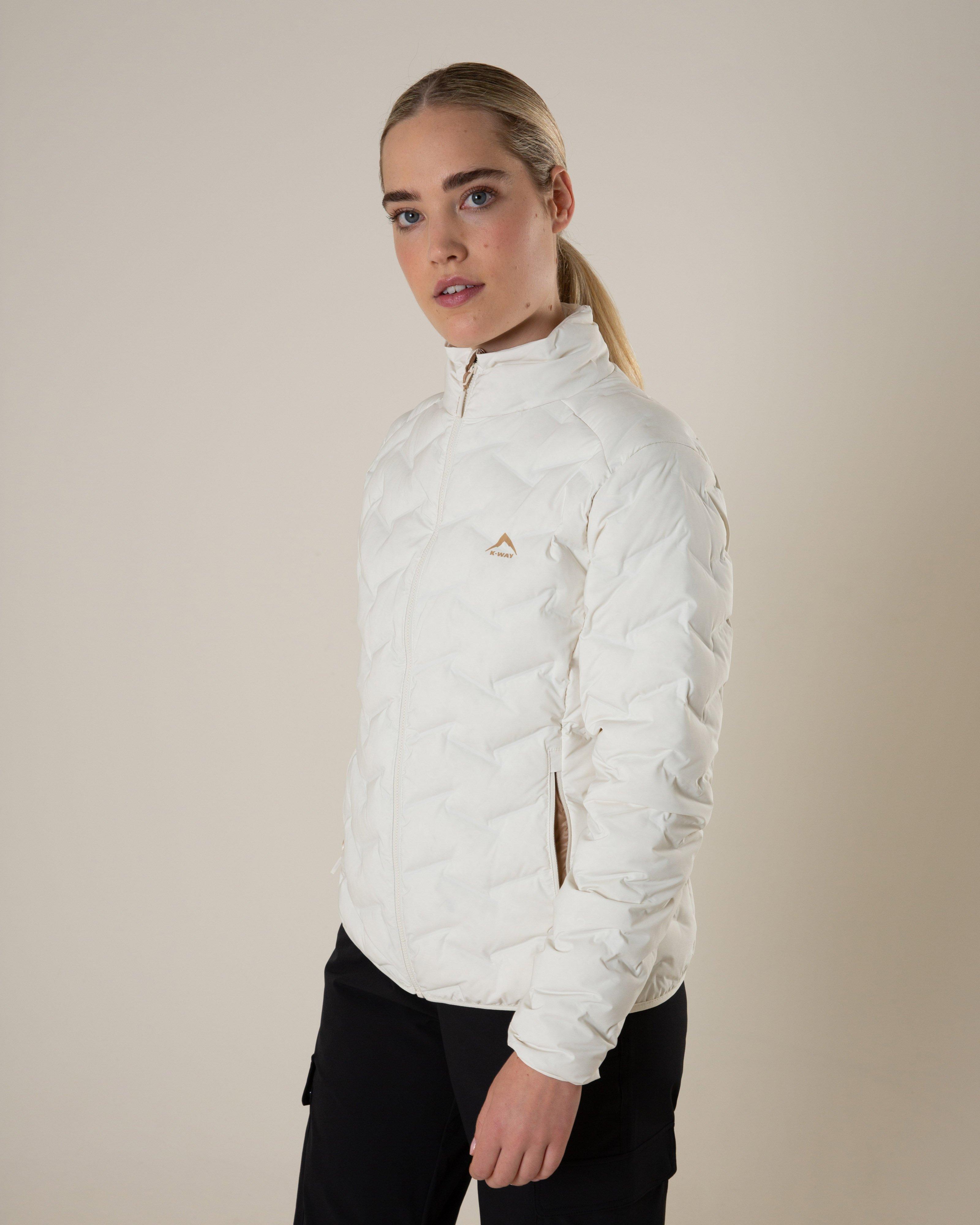 K-Way Women's Sierra Puffer Jacket -  Oatmeal