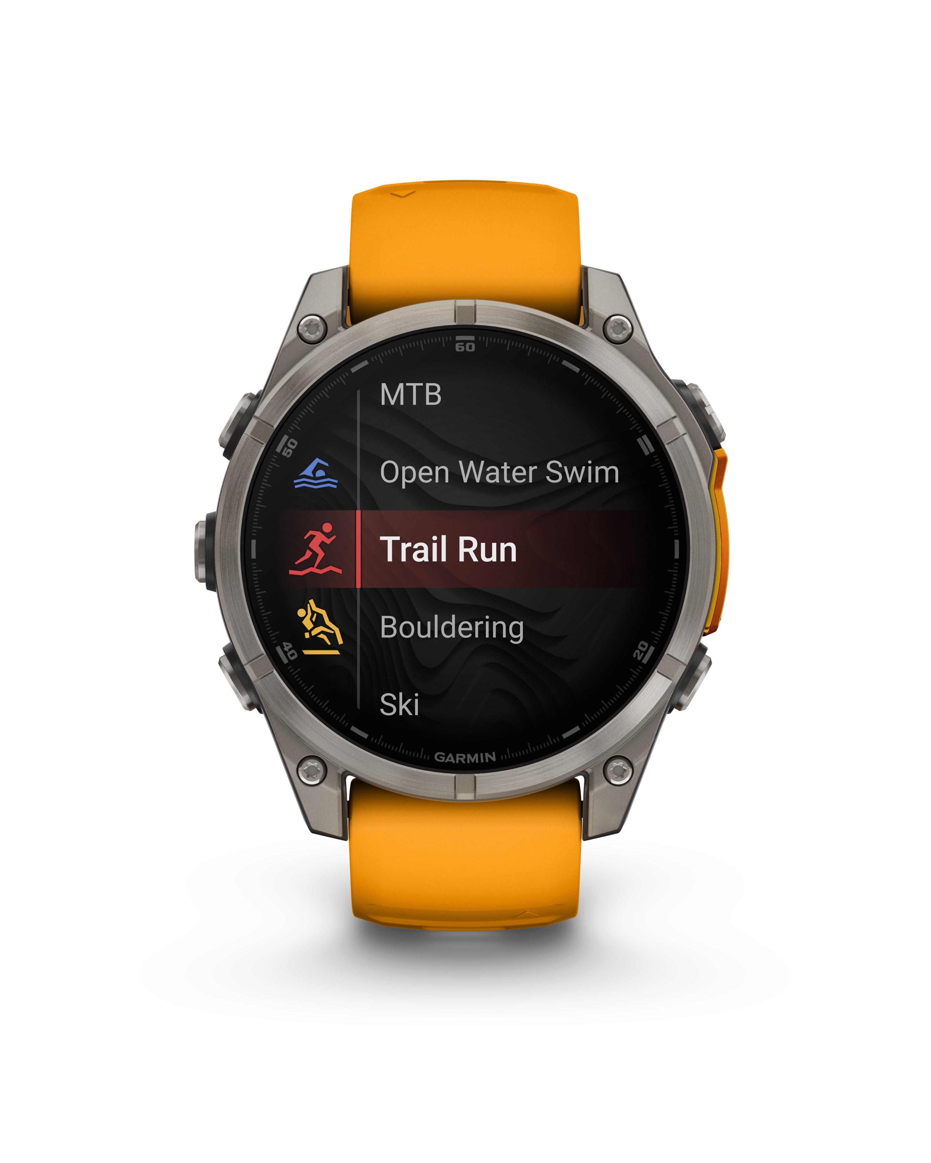 Garmin Fenix 8 Sapphire 47mm GPS Smartwatch  -  Orange