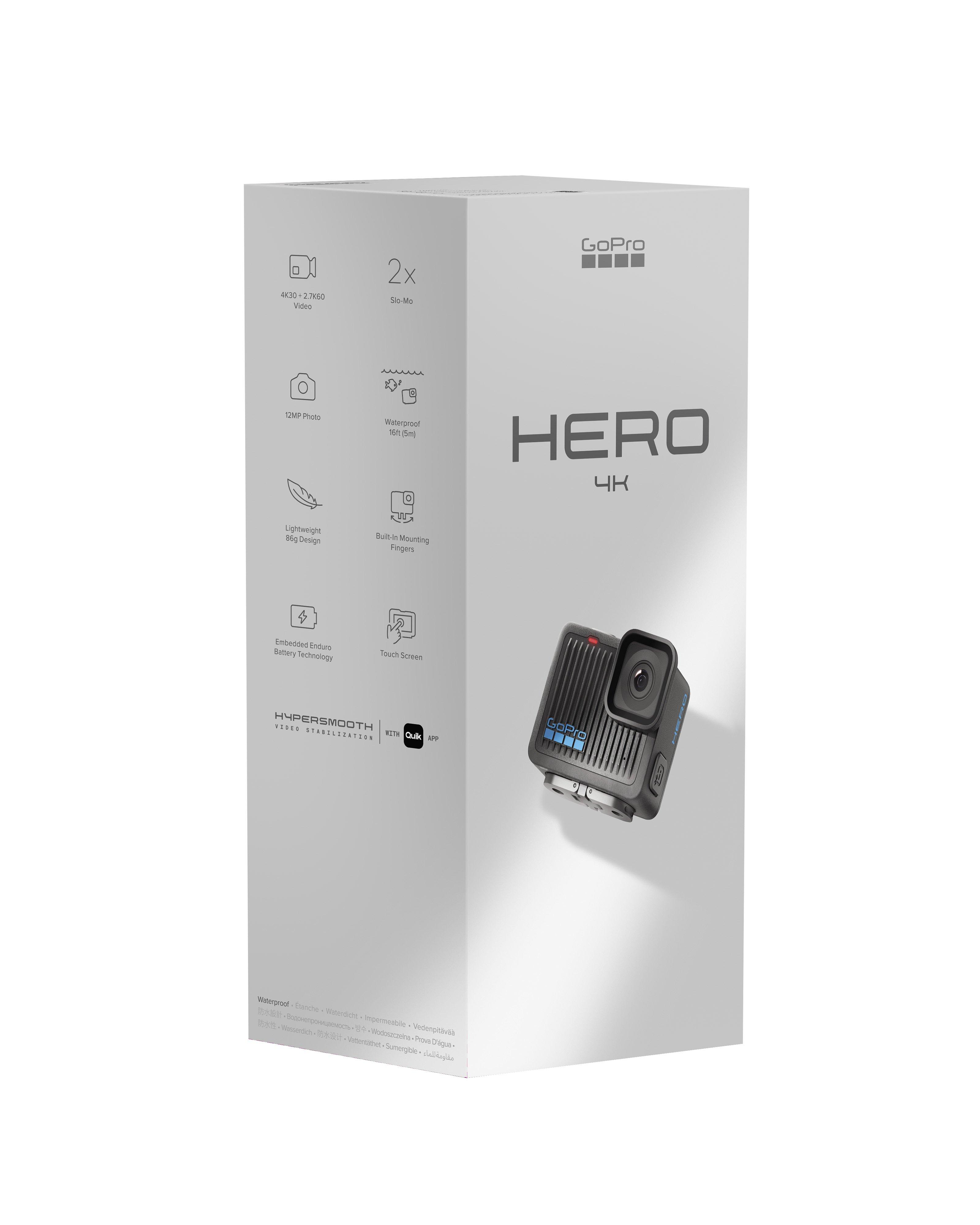 GoPro Hero 4K Action Camera -  Black