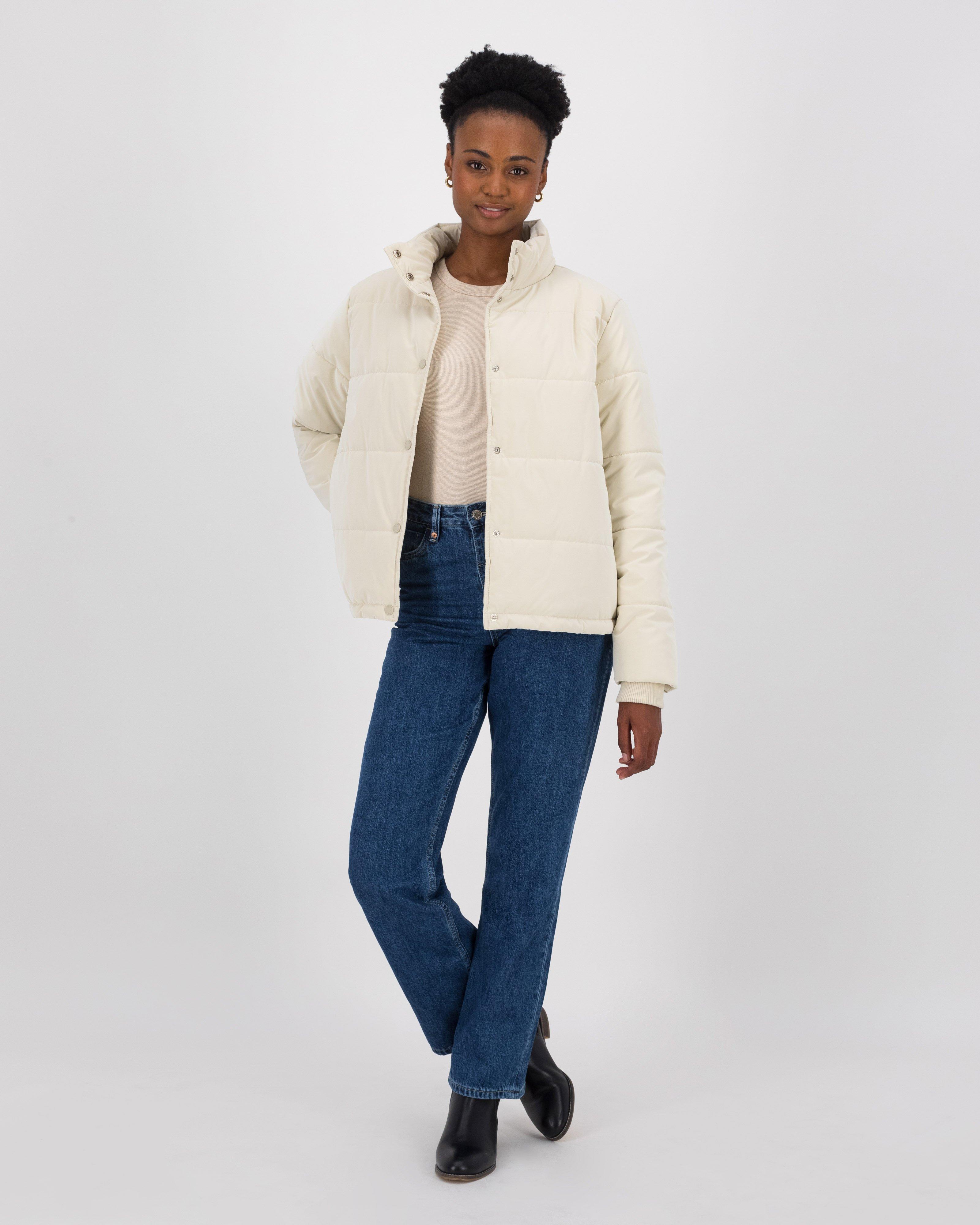 Rare Earth Women’s Cora Puffer Jacket  -  Milk