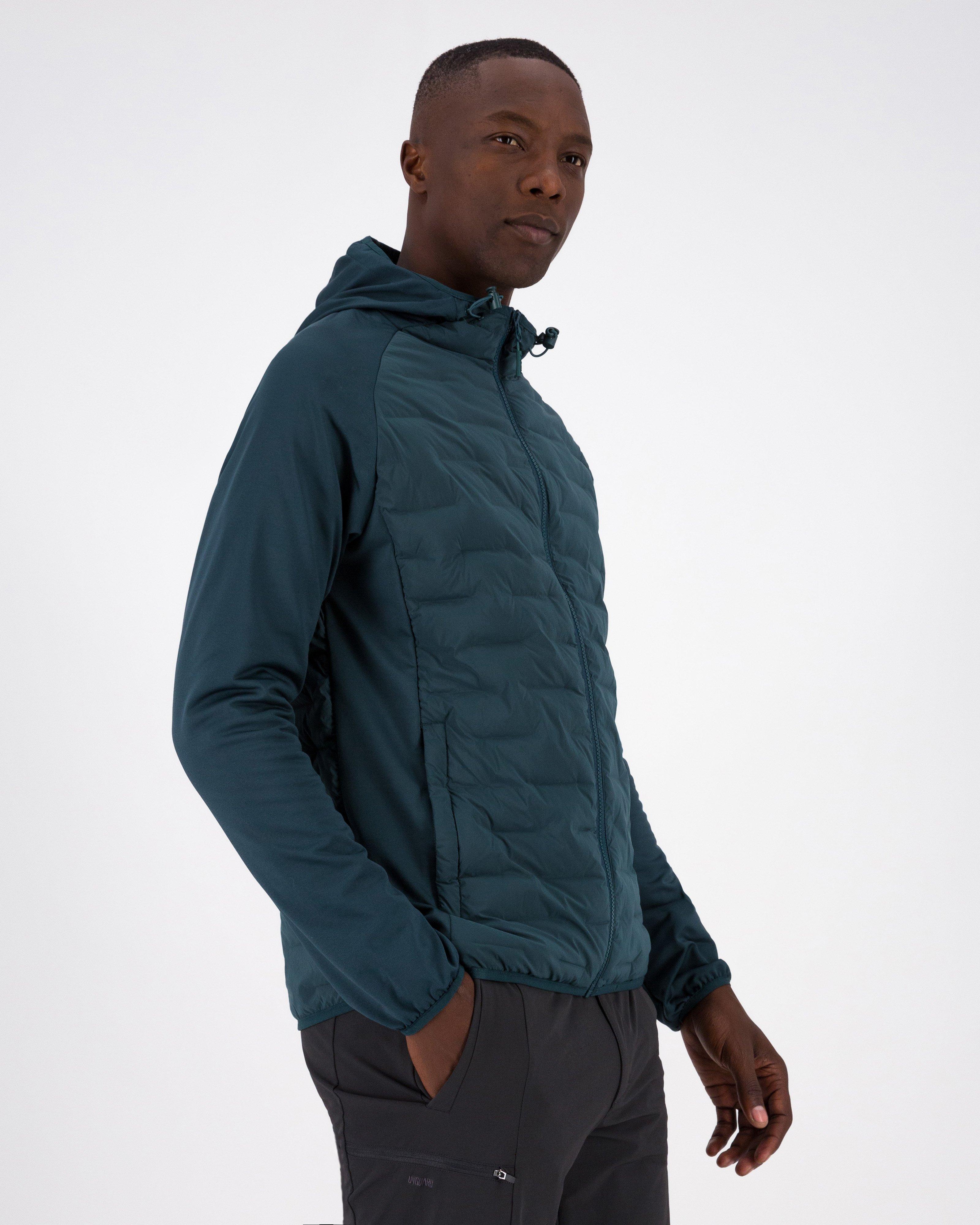 K-Way Men’s Haven Eco Hybrid Jacket -  Dark Green