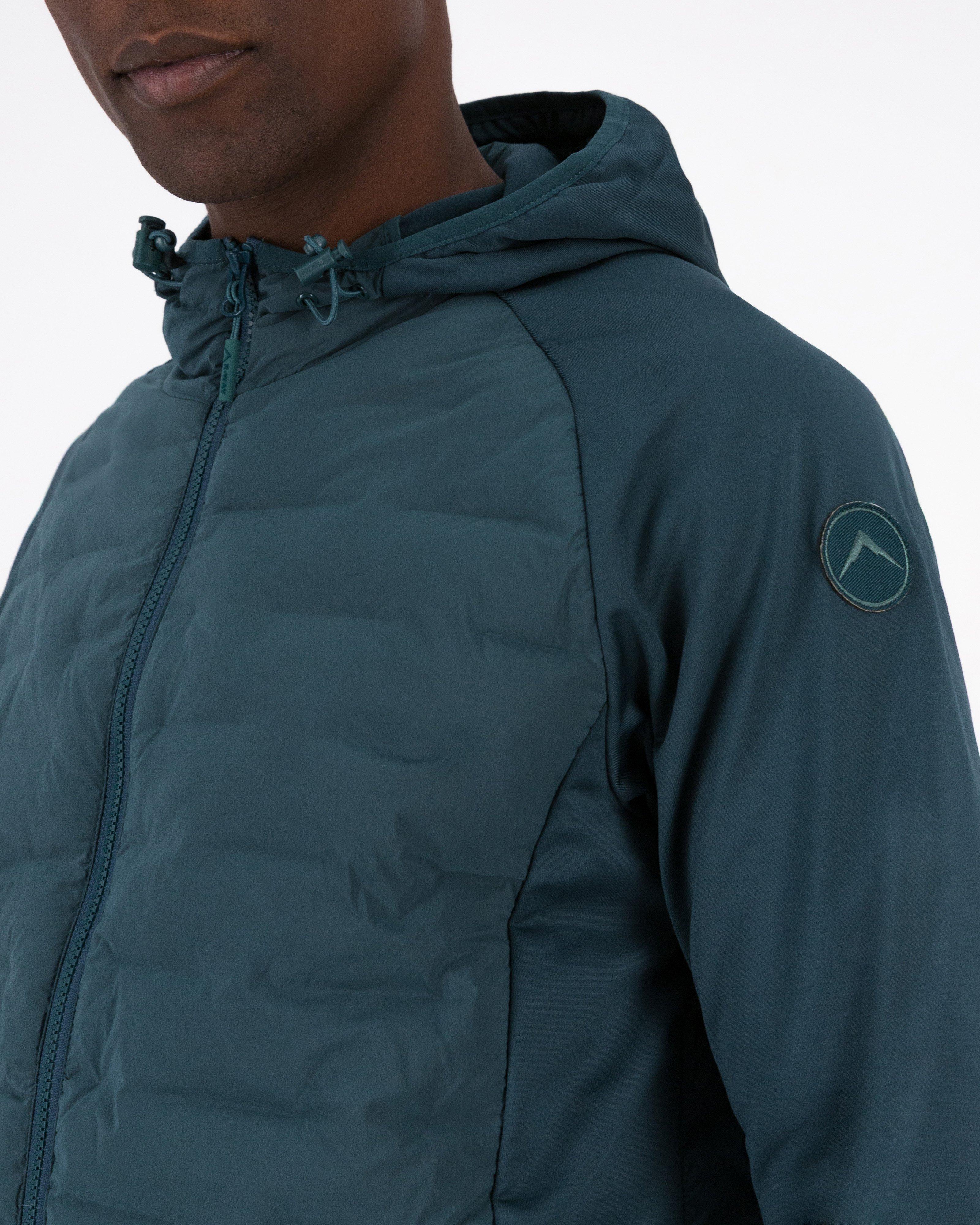 K-Way Men’s Haven Eco Hybrid Jacket -  Dark Green