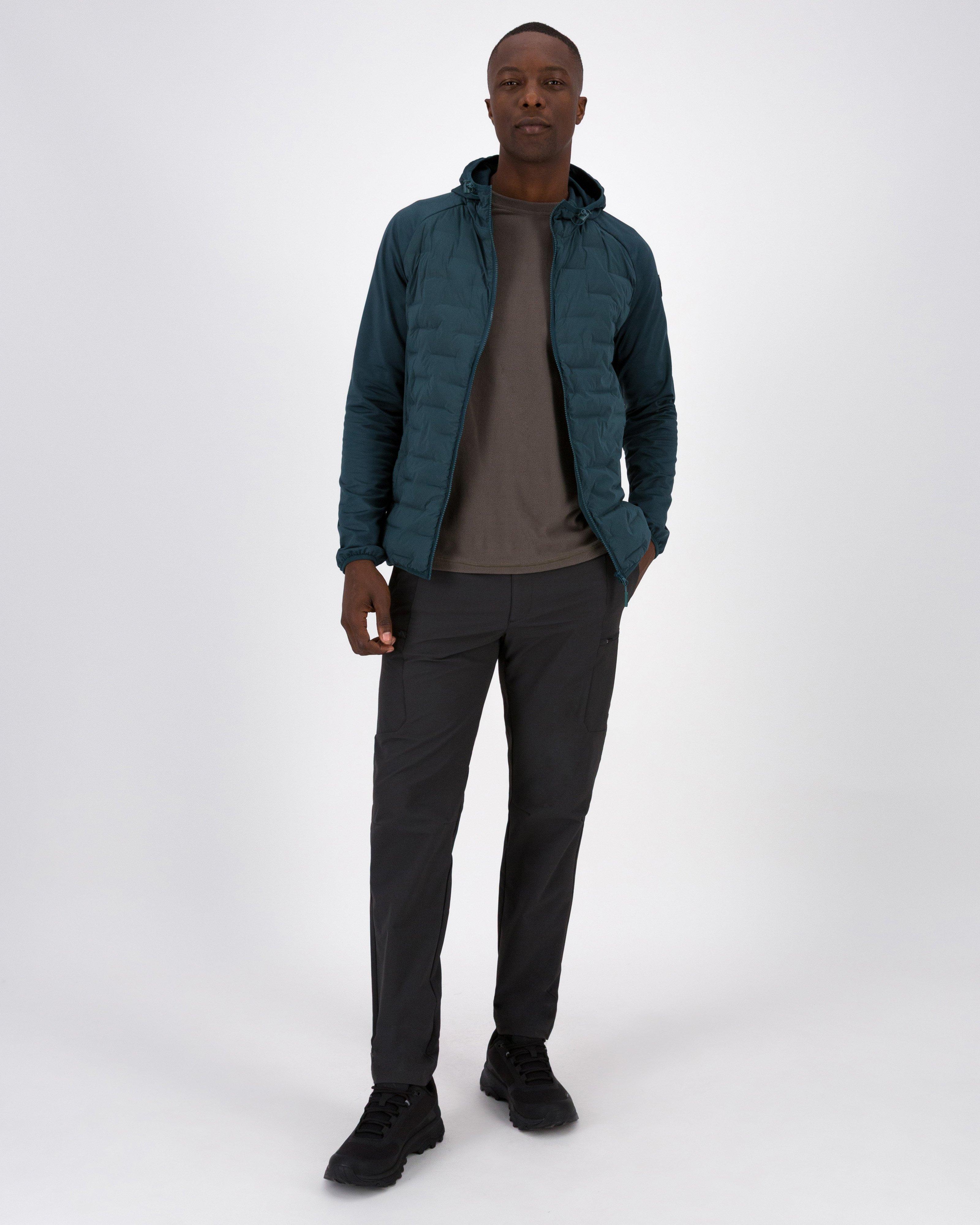 K-Way Men’s Haven Eco Hybrid Jacket -  Dark Green