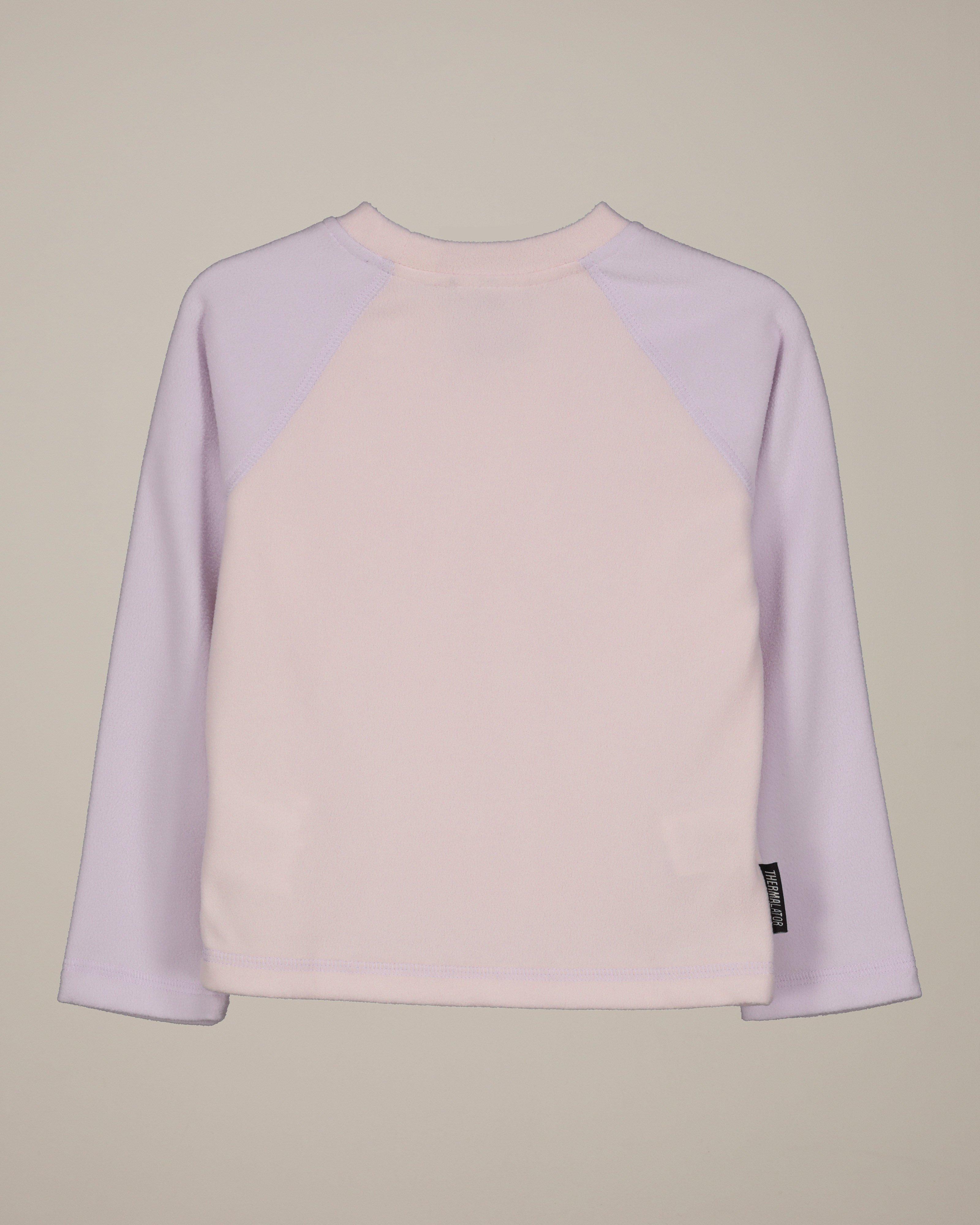  K-Way Kids Eco Colourblocked Hawk Fleece Top -  Light Pink