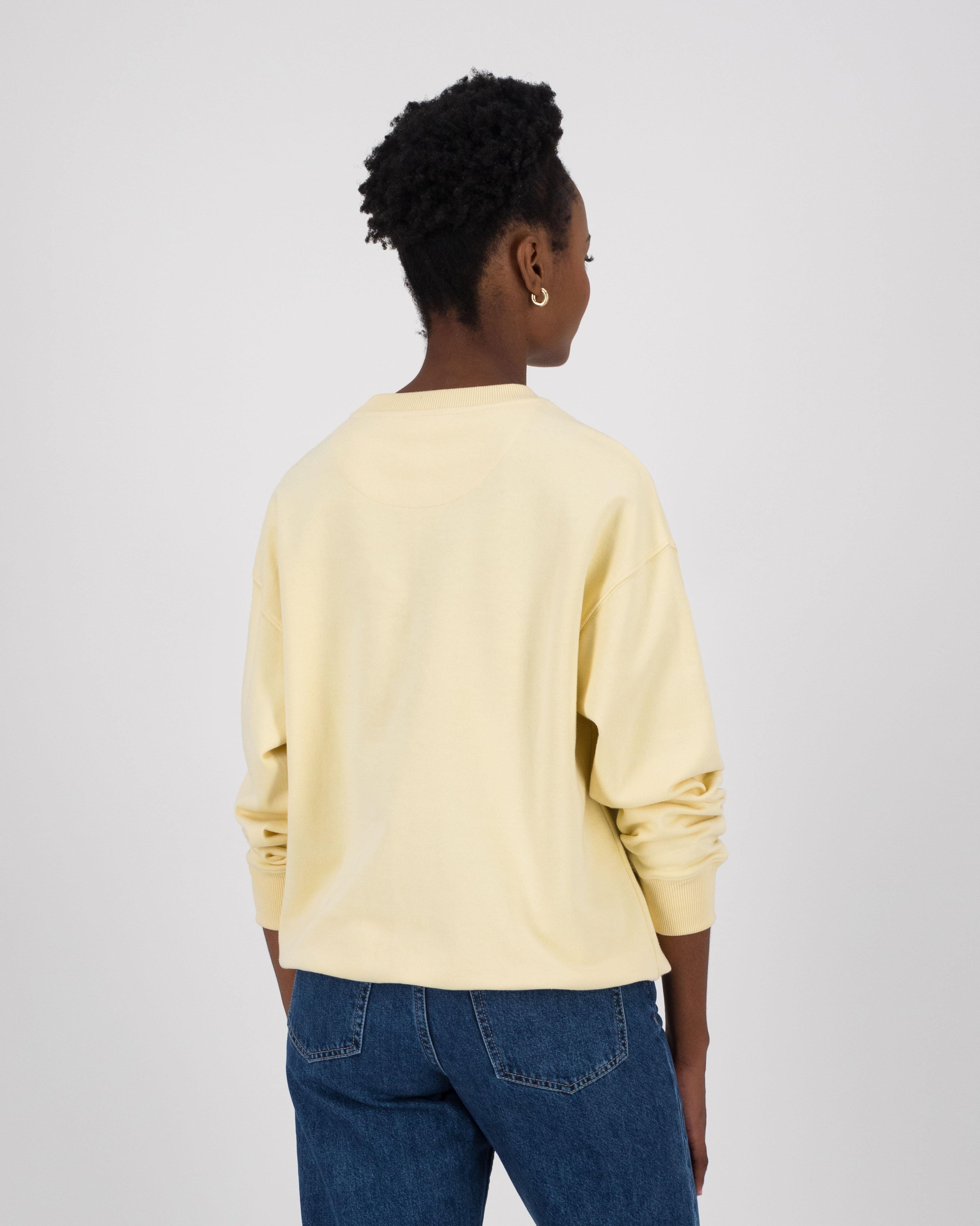 Rare Earth Women’s Mila Crew Neck Sweat Top -  Yellow