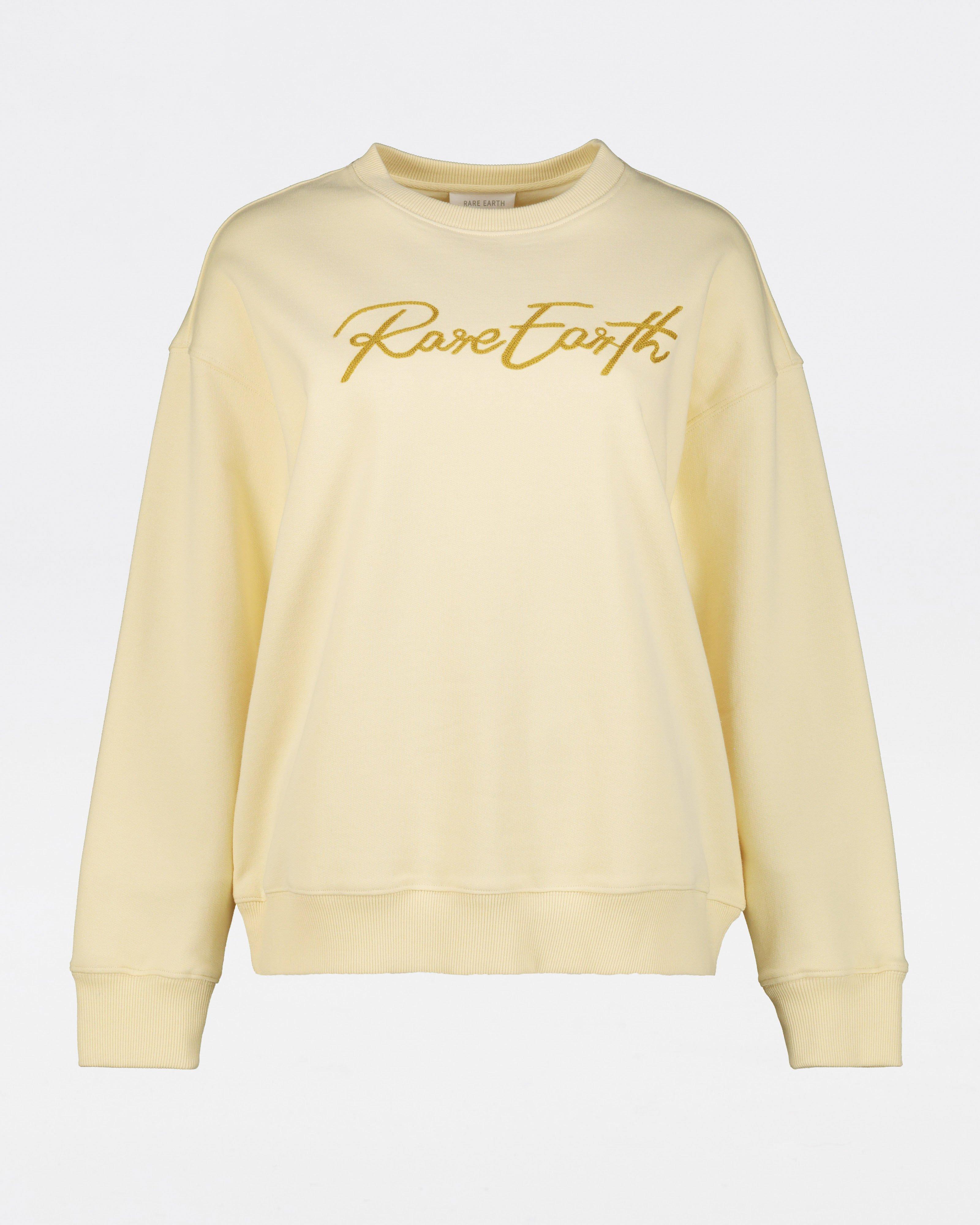 Rare Earth Women’s Mila Crew Neck Sweat Top -  Yellow