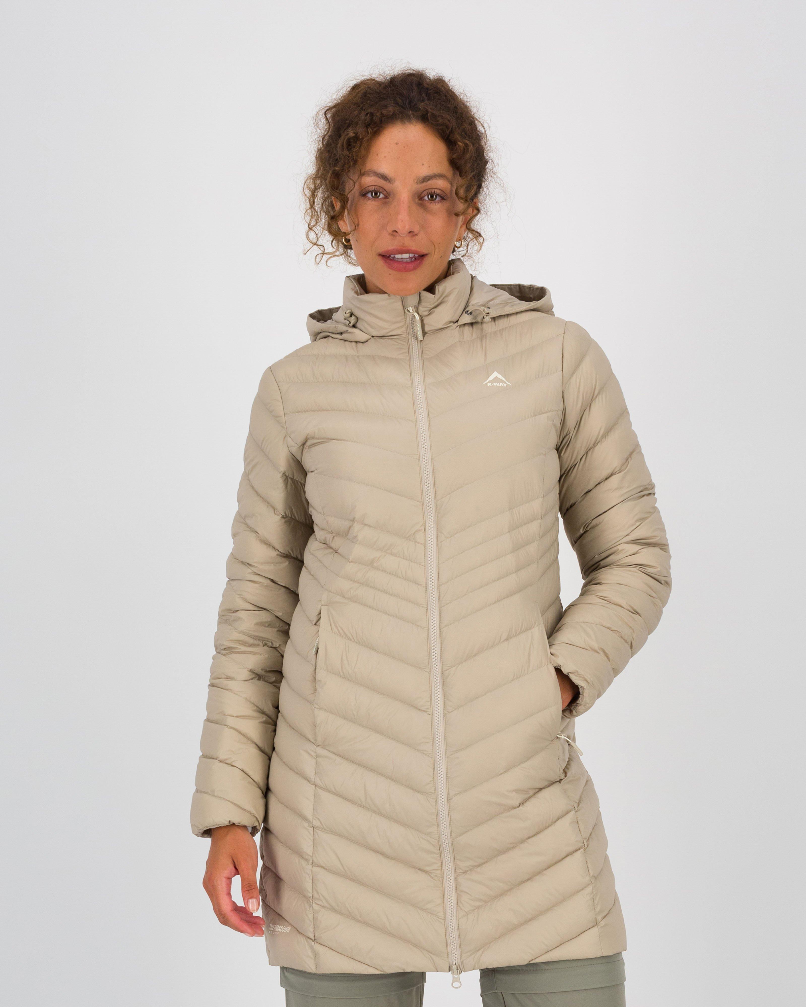 K-Way Women's Deluge Down Puffer Coat Cape Union Mart