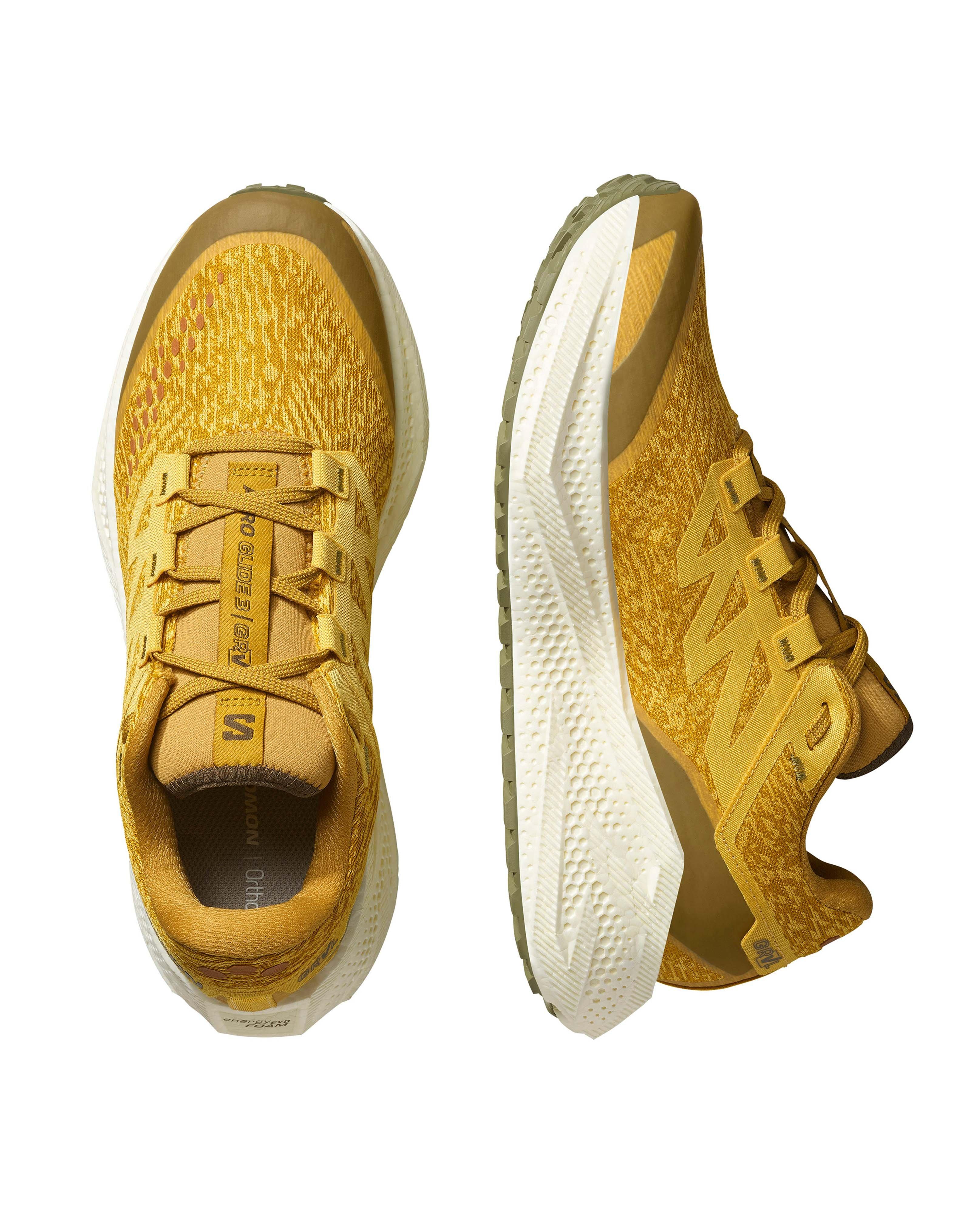 Salomon Men’s Aero Glide 3 GRVL Road Running Shoes -  Mustard