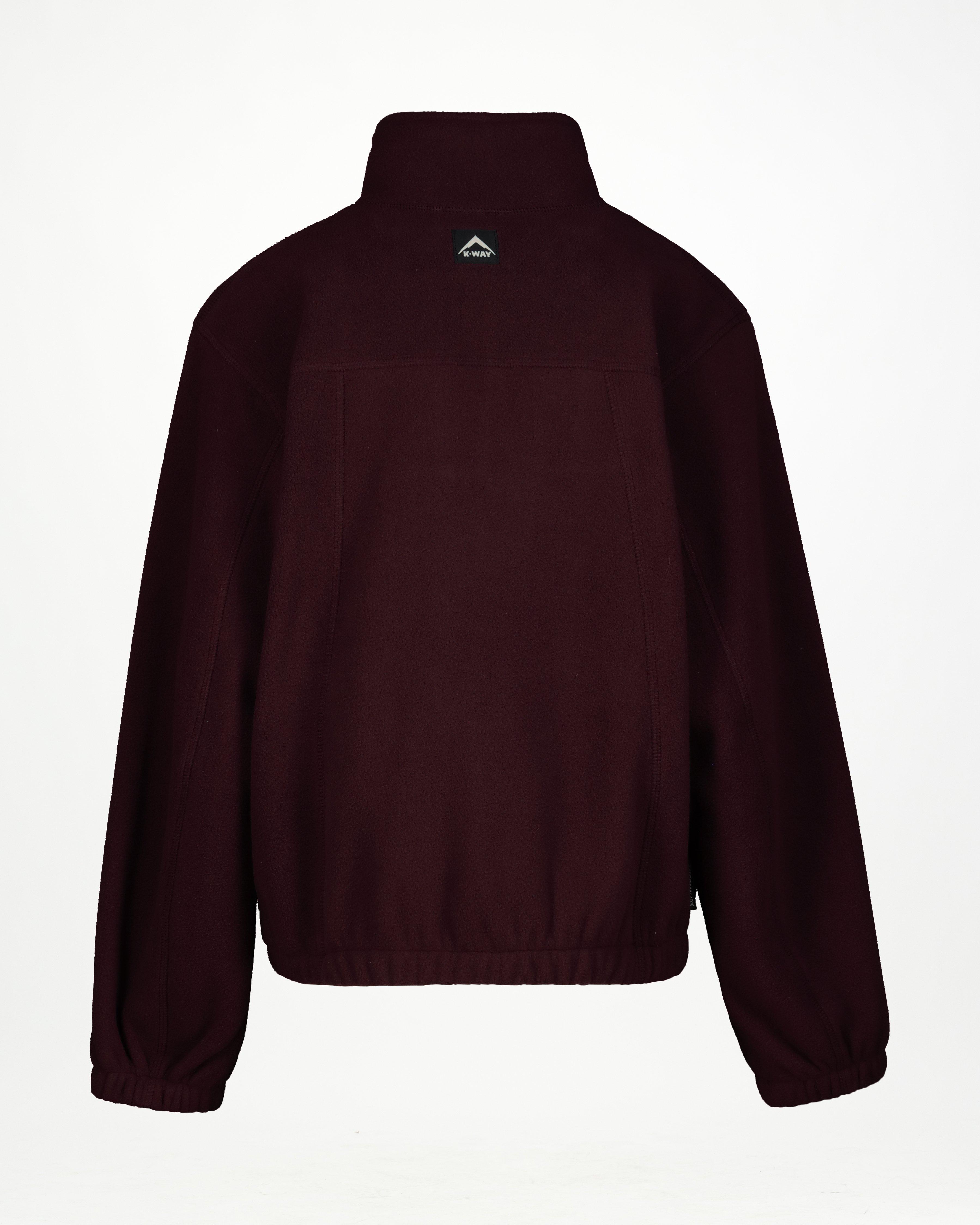 K-Way Youth Riley 1/4 Zip Polar Fleece Track Top -  Berry