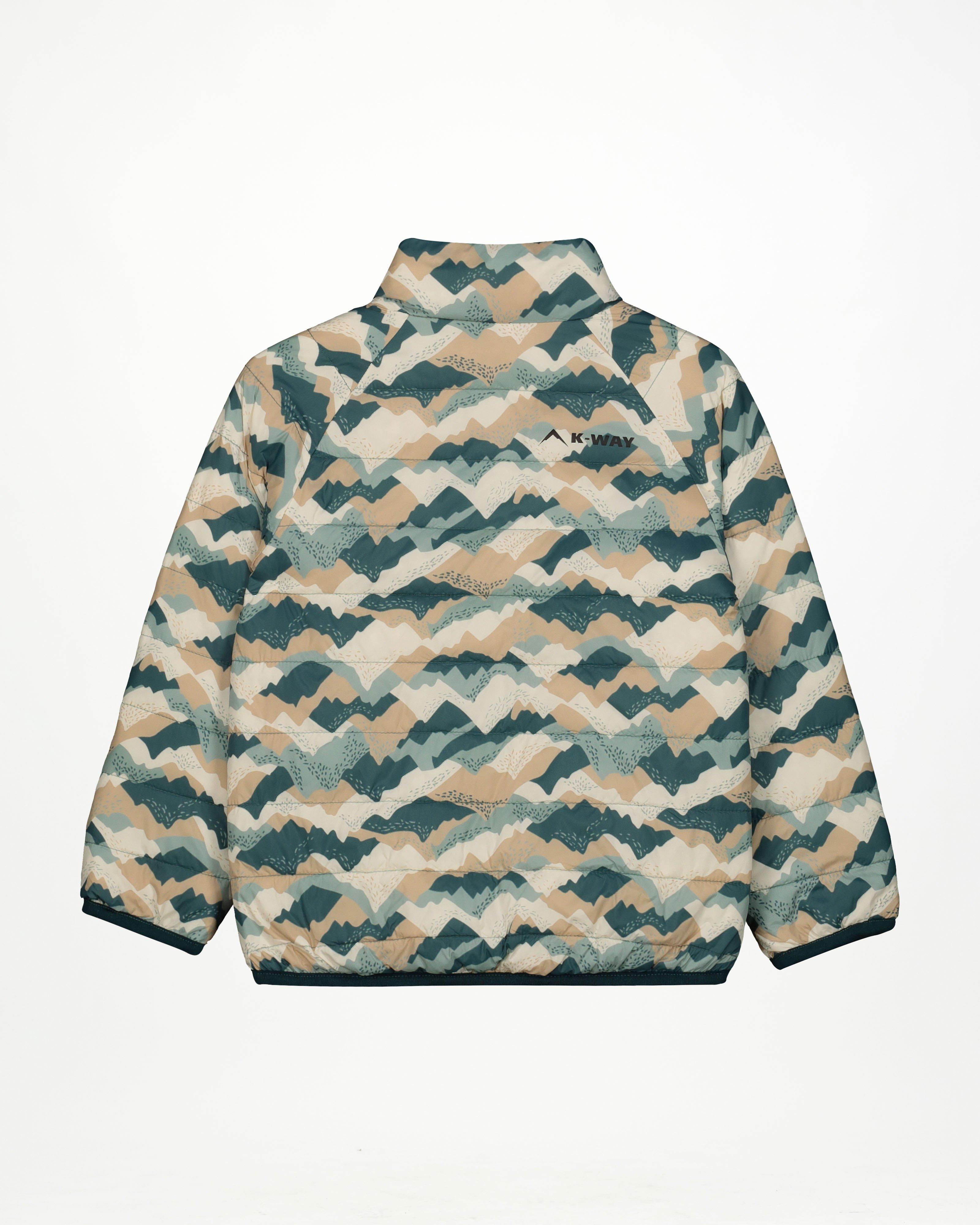 K-Way Kids Reversible Insulated Puffer Jacket -  Teal