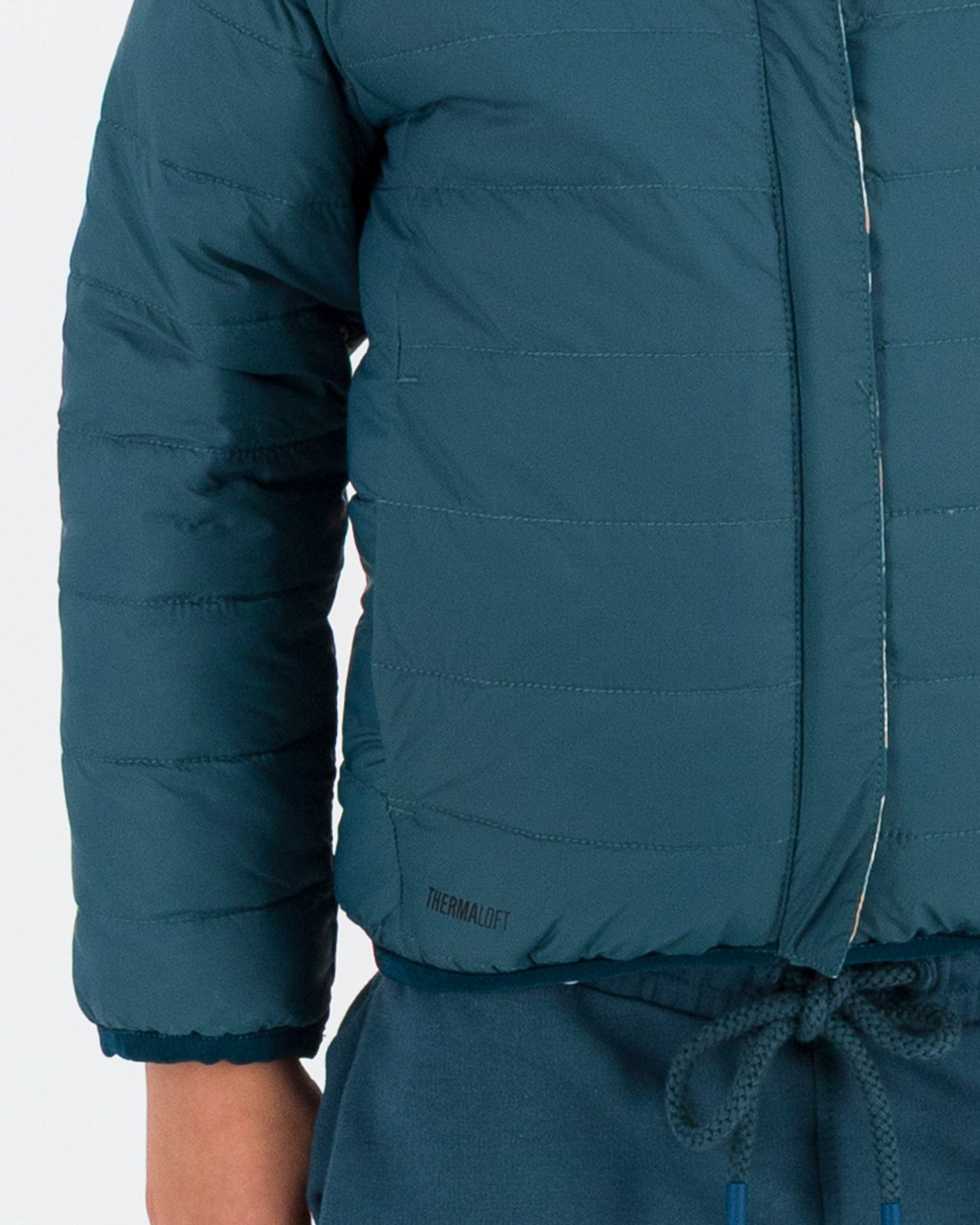 K-Way Kids Reversible Insulated Puffer Jacket -  Teal