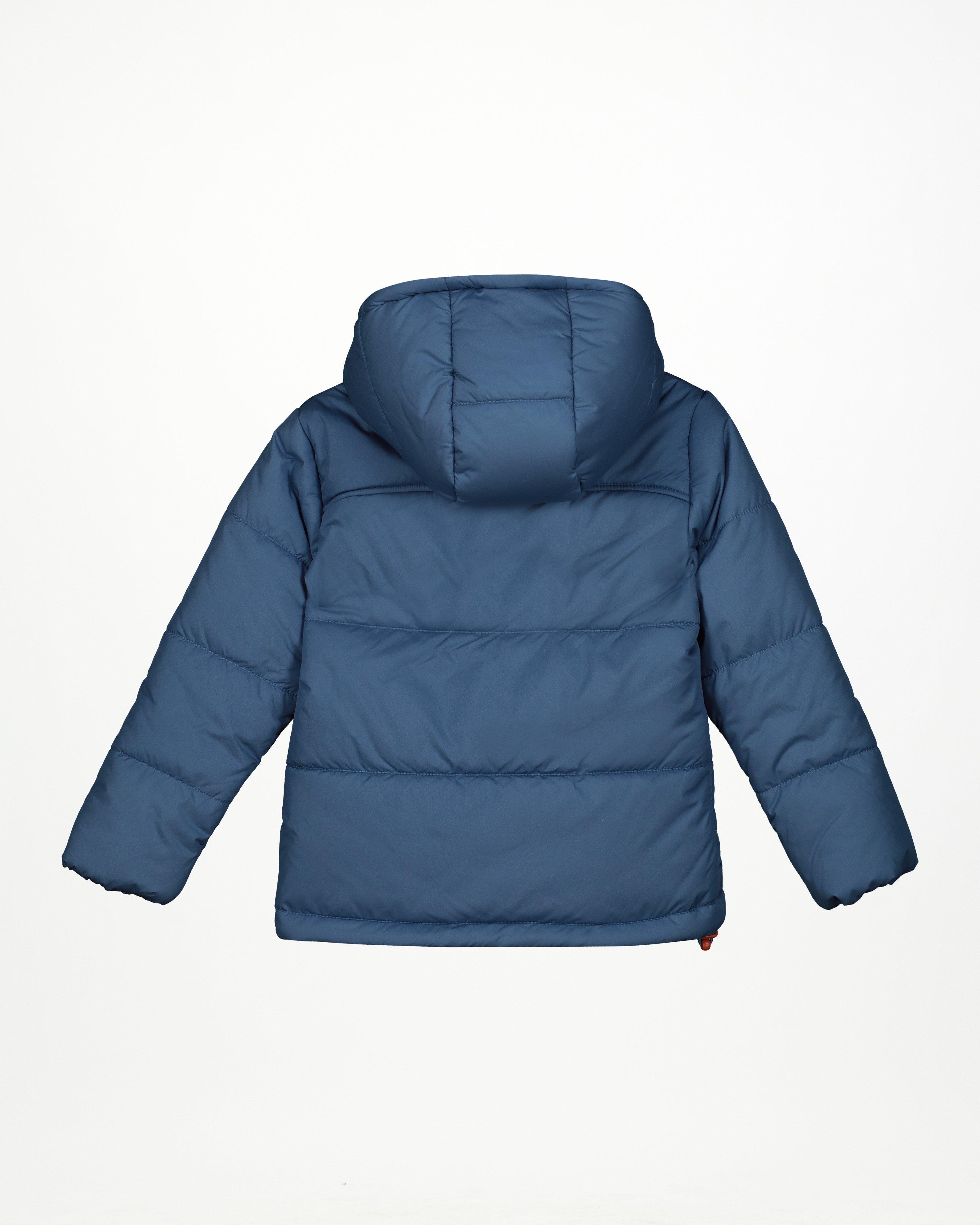 K-Way Kids Adventure Hooded Insulated Puffer Jacket -  Airforce