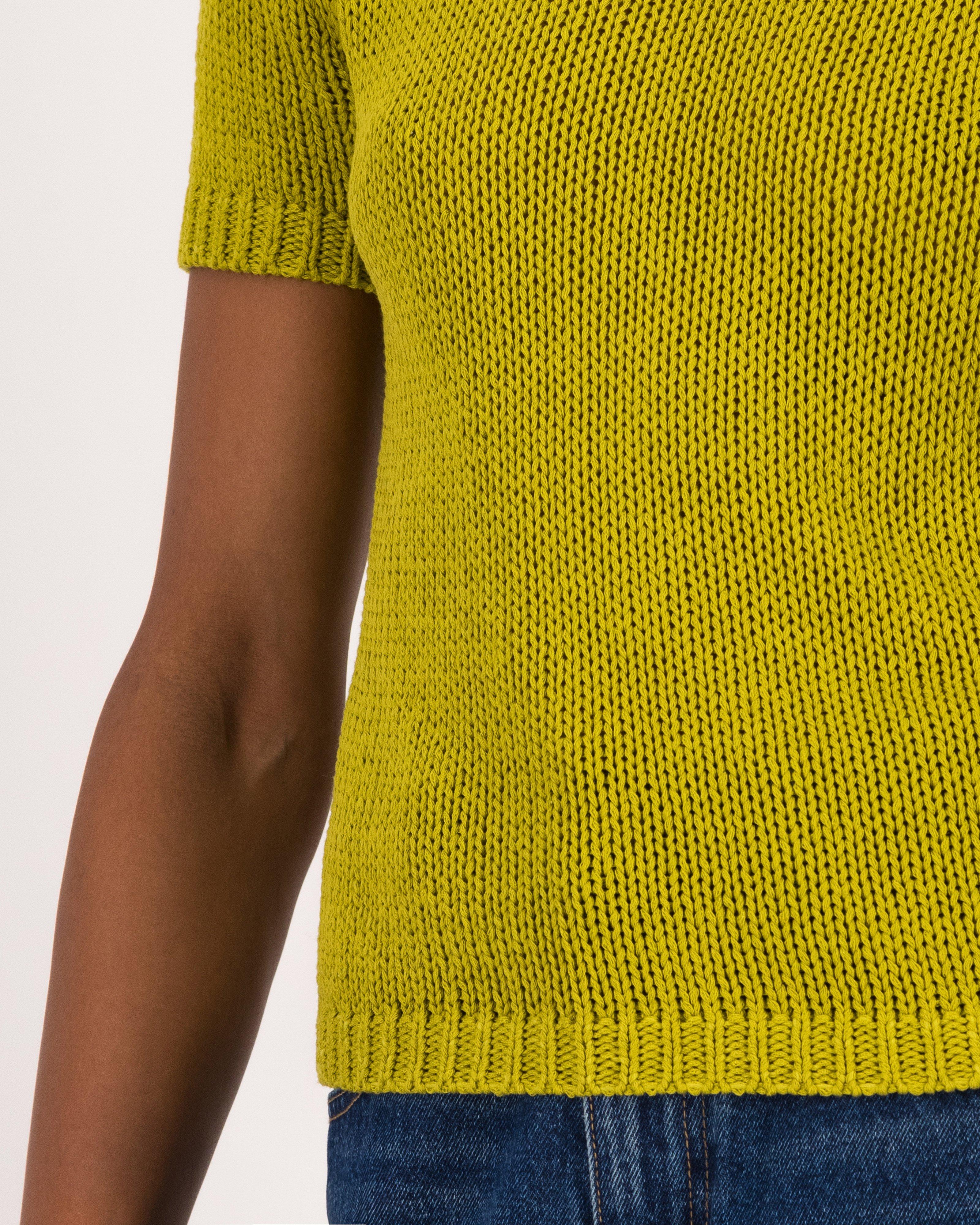 Romilly Linen Blend Knit Pullover -  Green