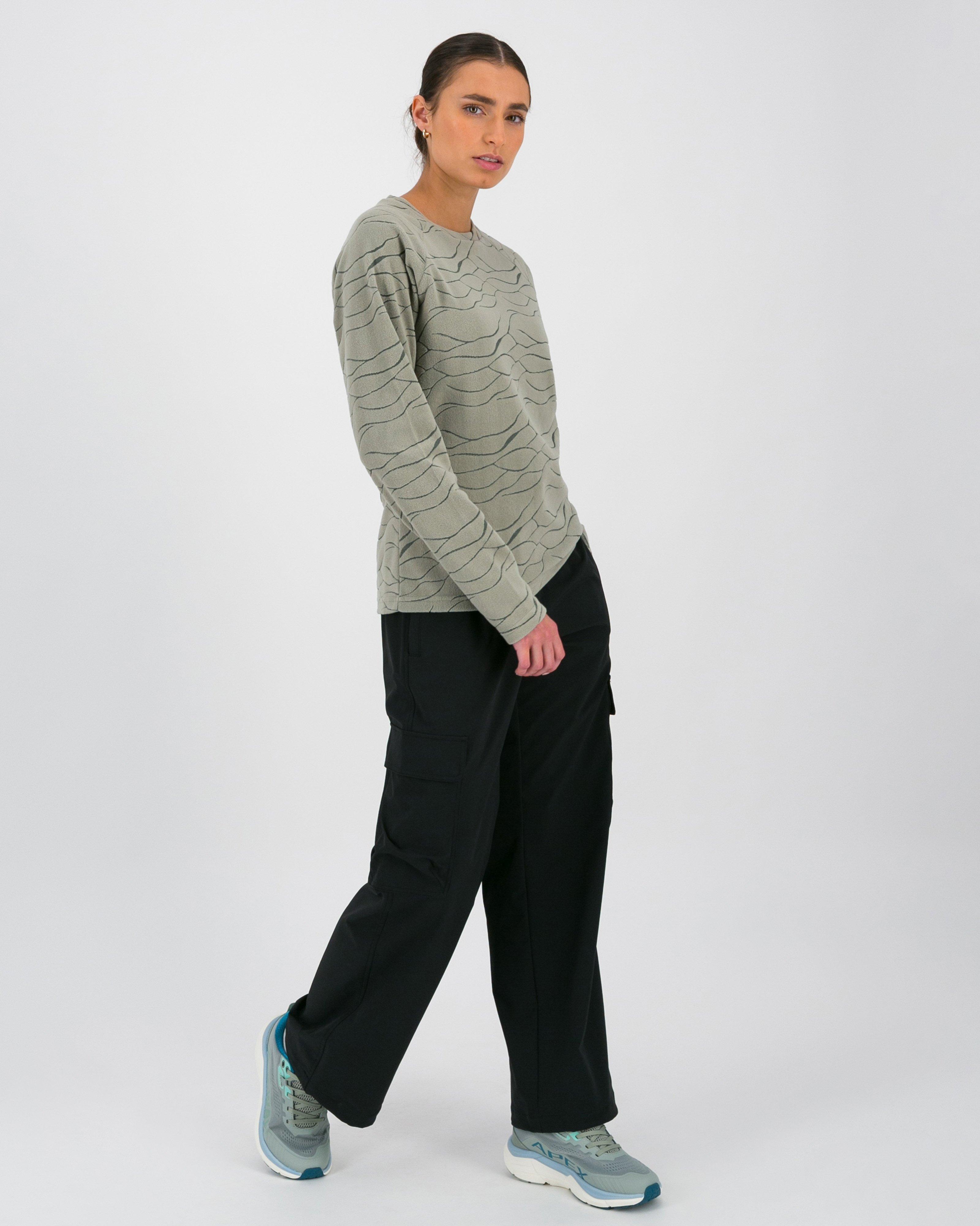 K-Way Women’s Cypress Crew Fleece Top -  Sage
