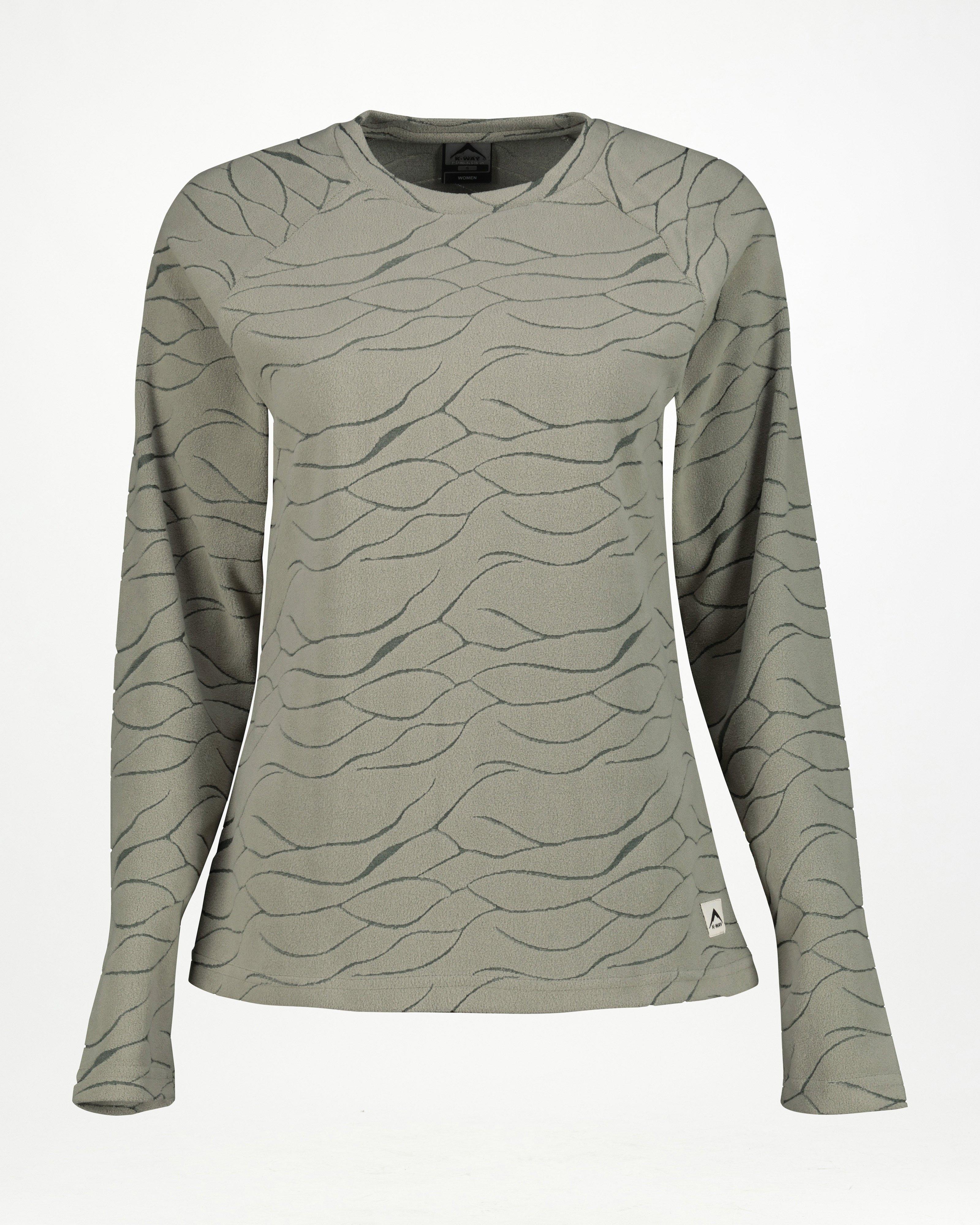 K-Way Women’s Cypress Crew Fleece Top -  Sage