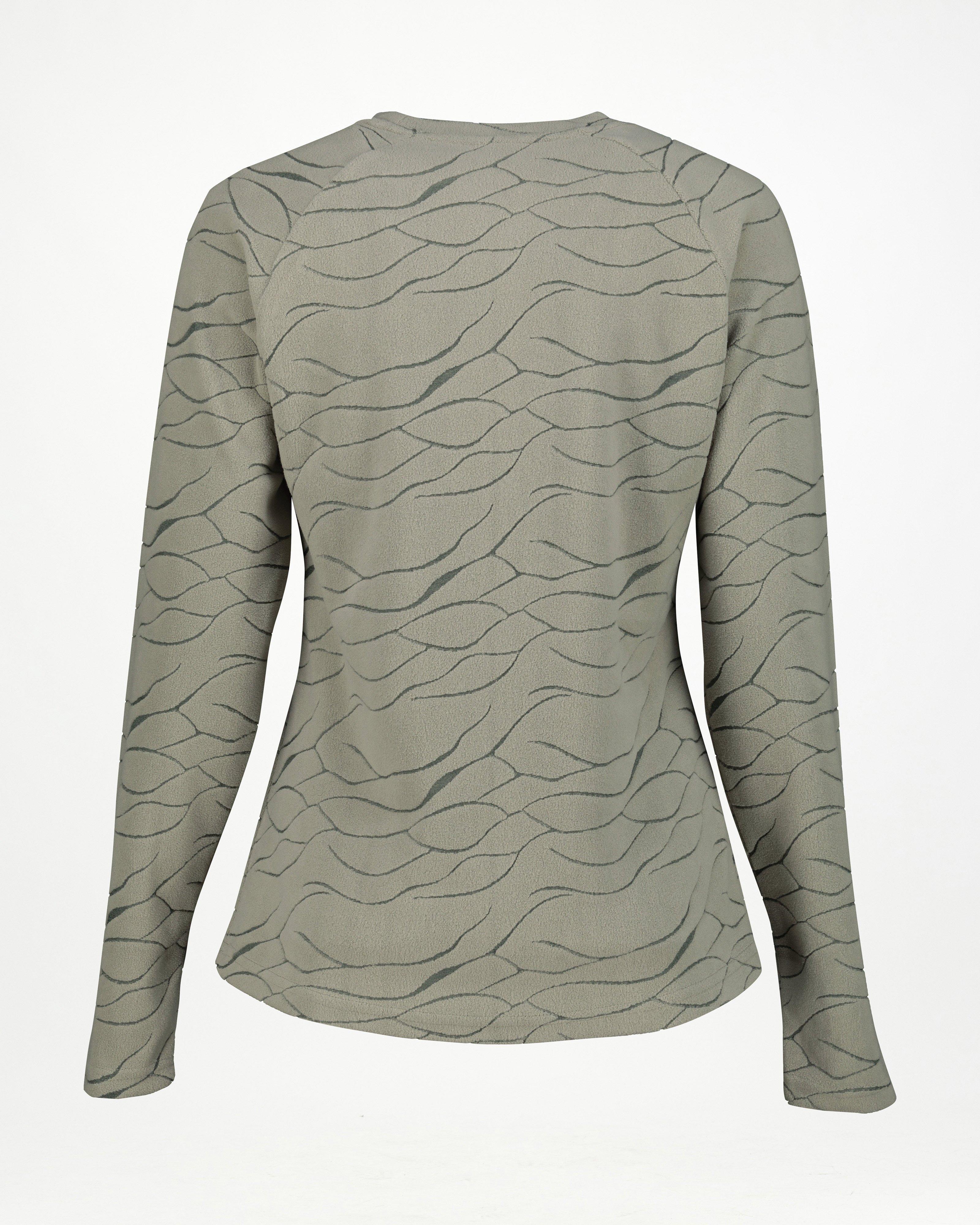 K-Way Women’s Cypress Crew Fleece Top -  Sage