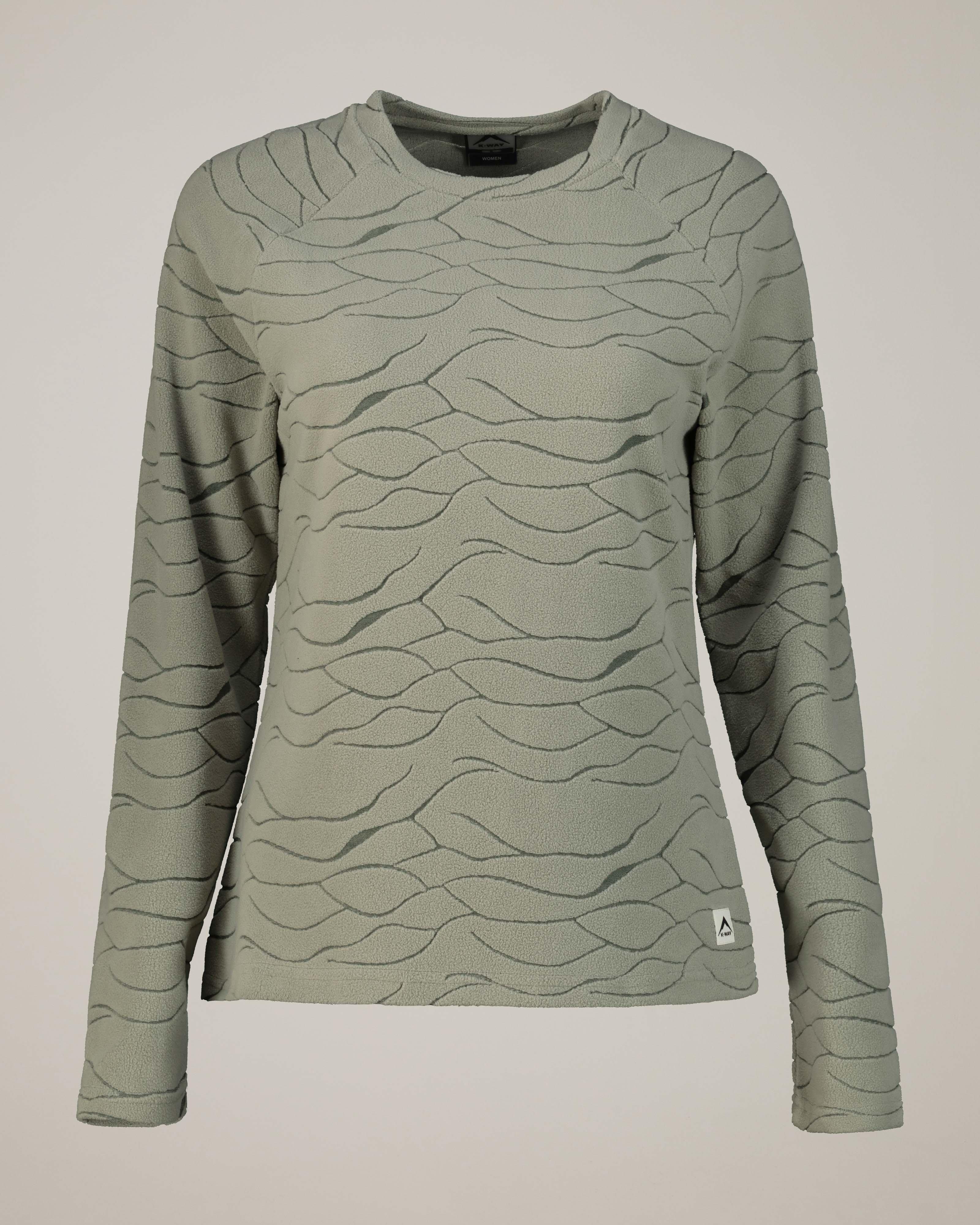 K-Way Women’s Cypress Crew Fleece Top -  Jade