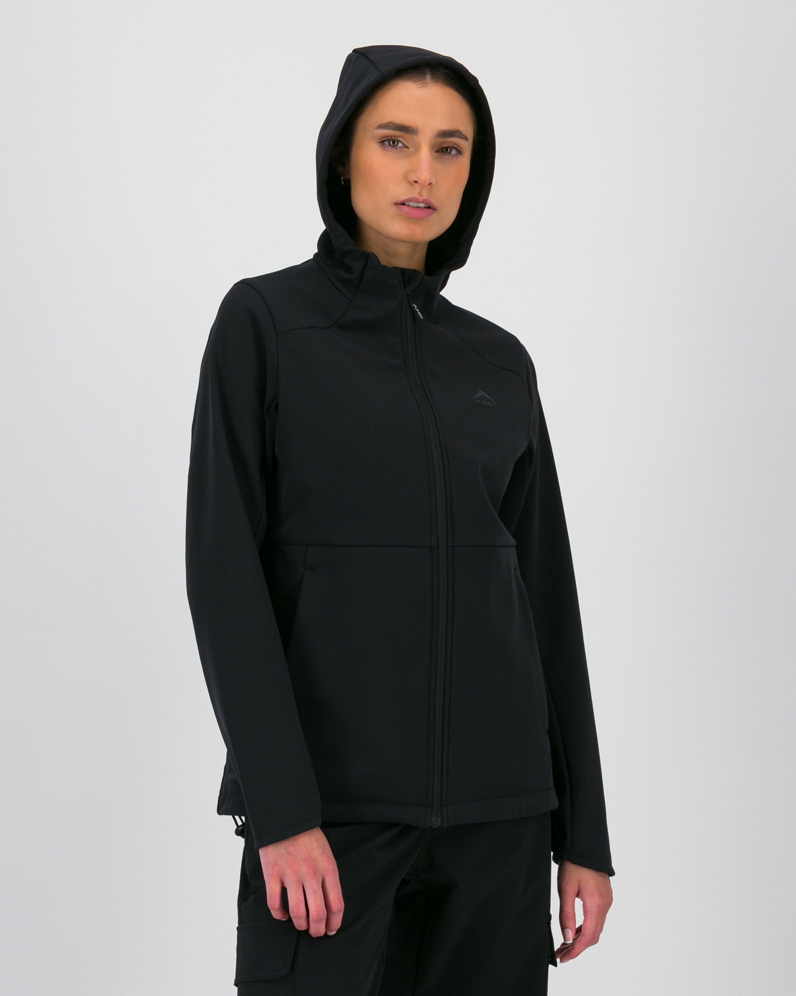 K-Way Women's Austru Softshell Jacket -  Black