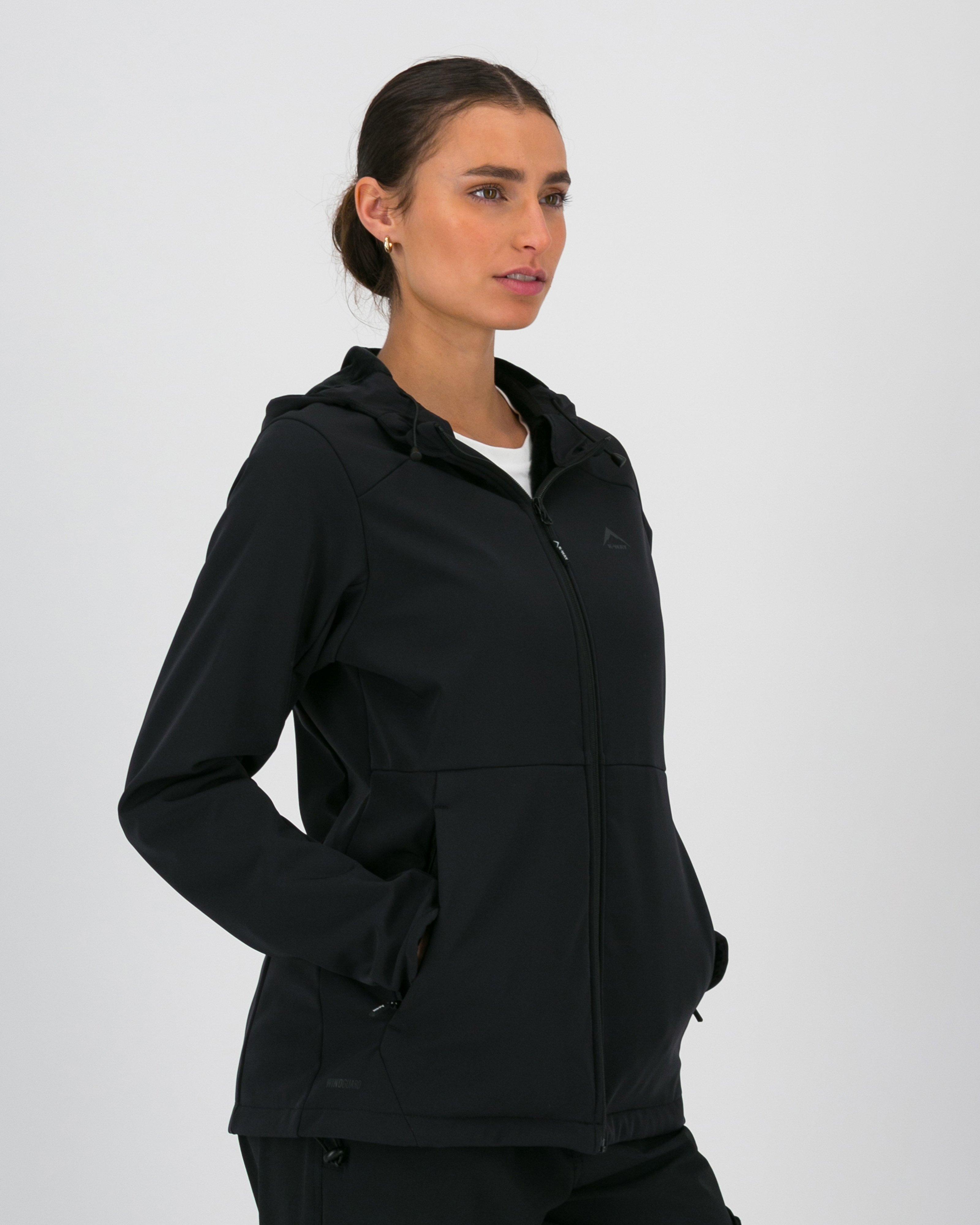 K-Way Women's Austru Softshell Jacket -  Black