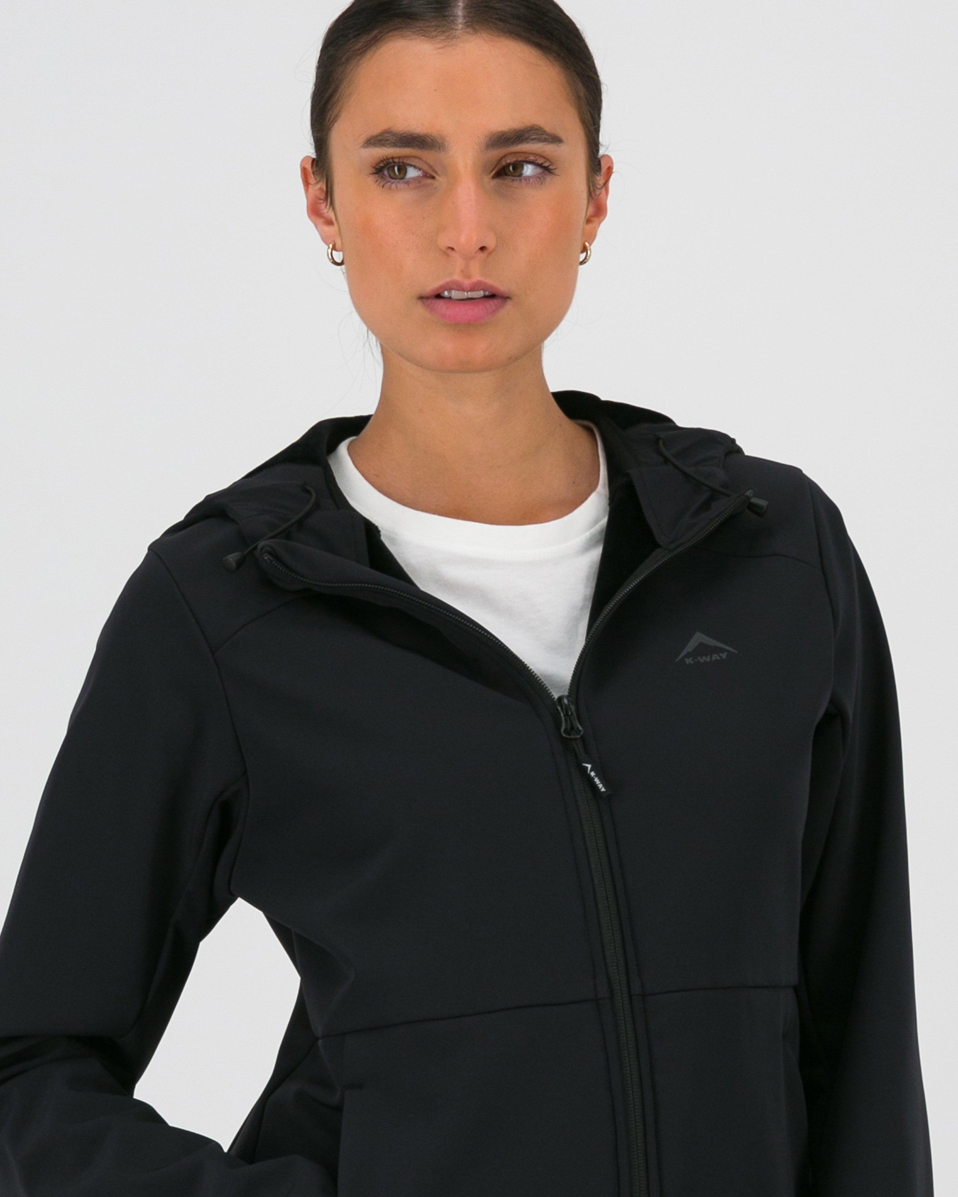 K-Way Women's Austru Softshell Jacket -  Black