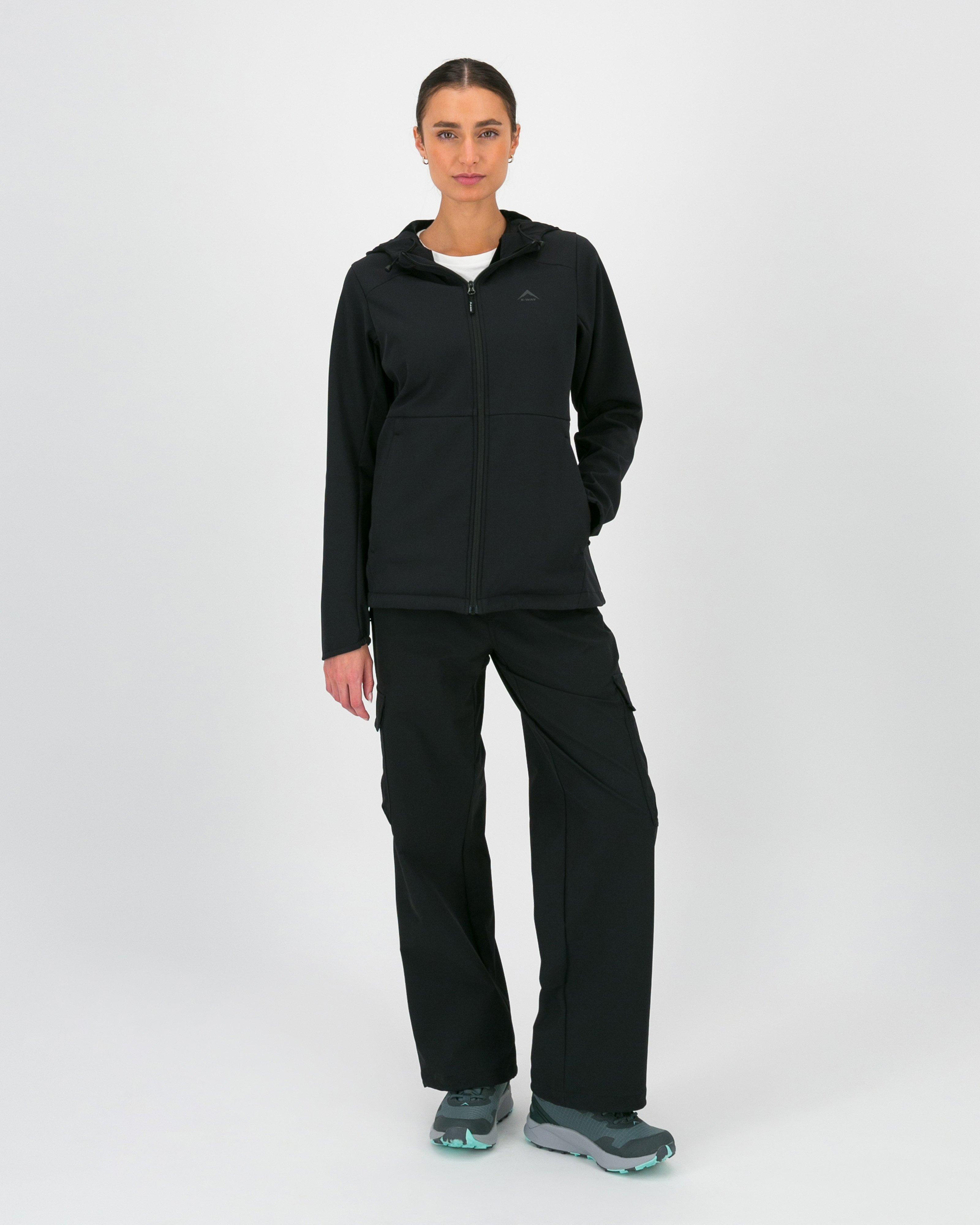 K-Way Women's Austru Softshell Jacket -  Black