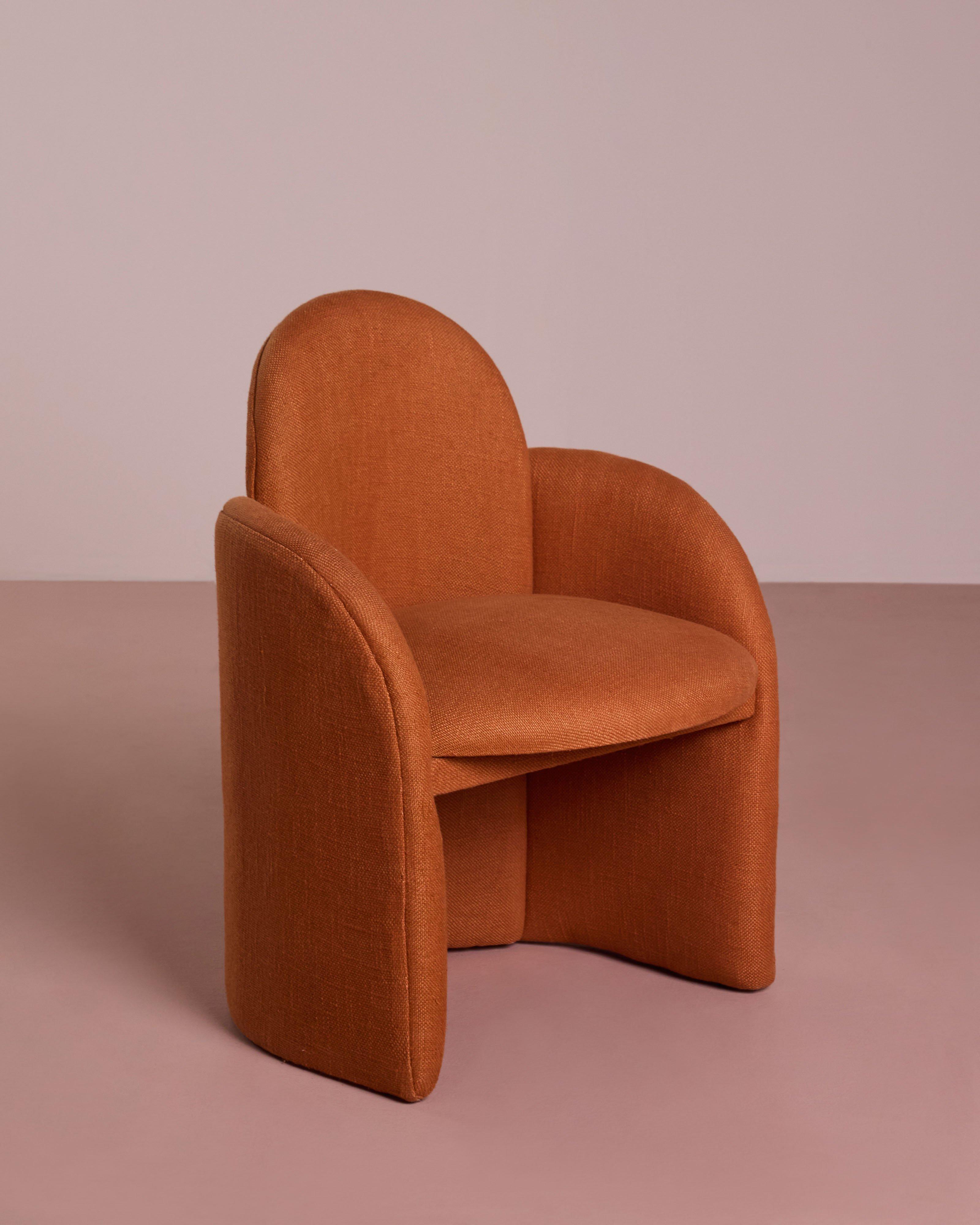 Angelica Armchair -  Rust