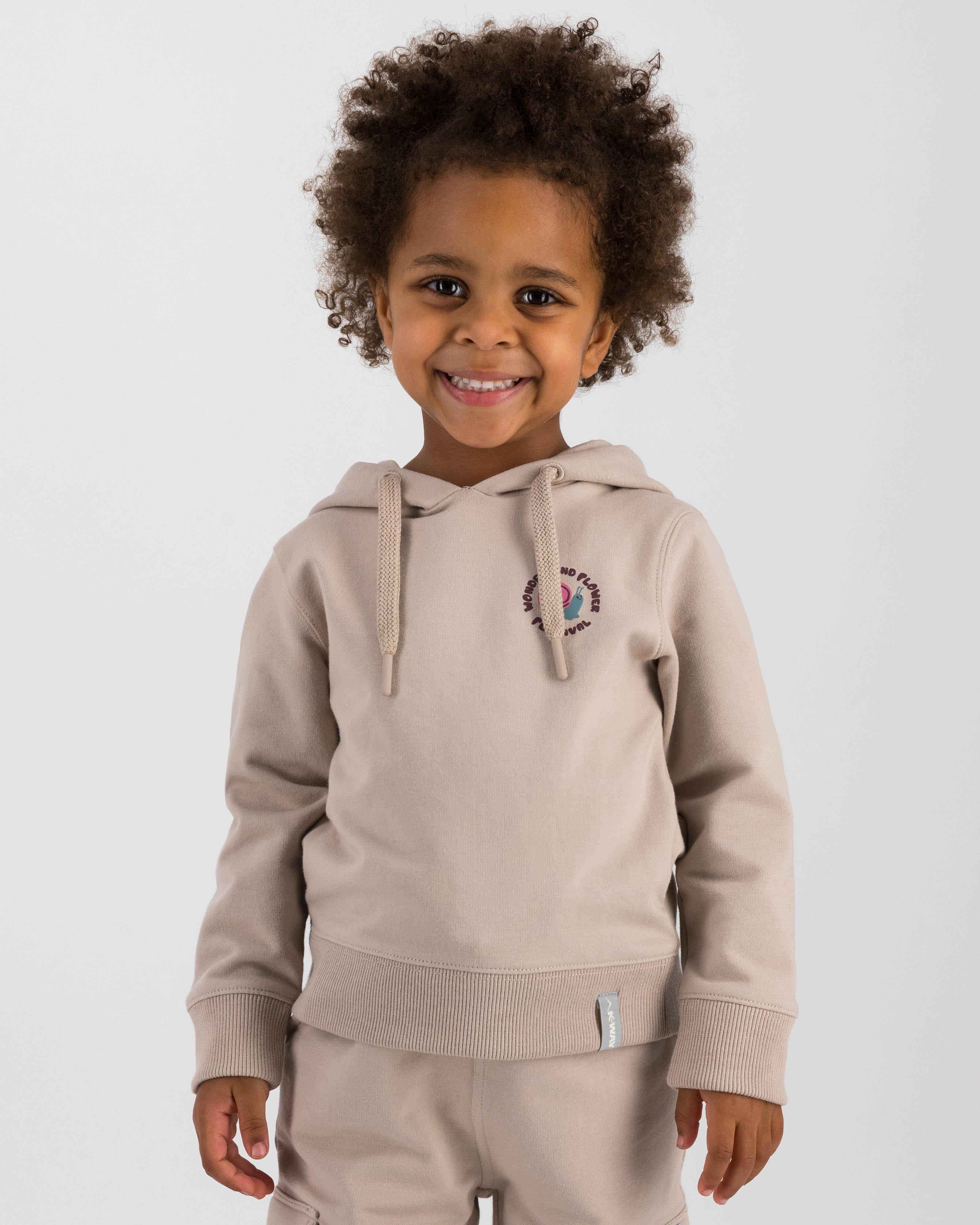 K-way Kids Blossom Hoodie Track Top -  Stone